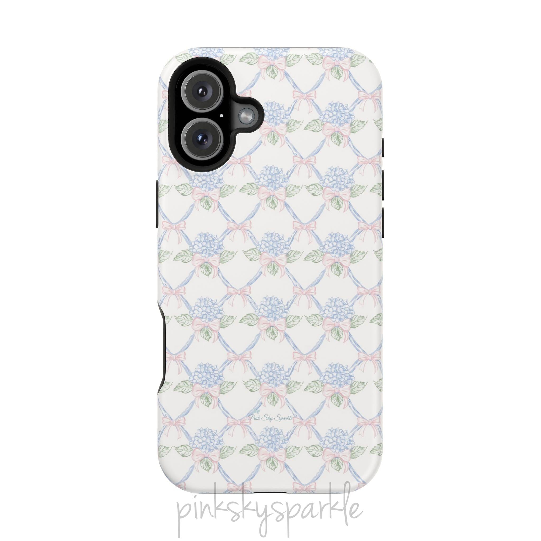 Lattice Coquette Bloom Magnetic iPhone Case