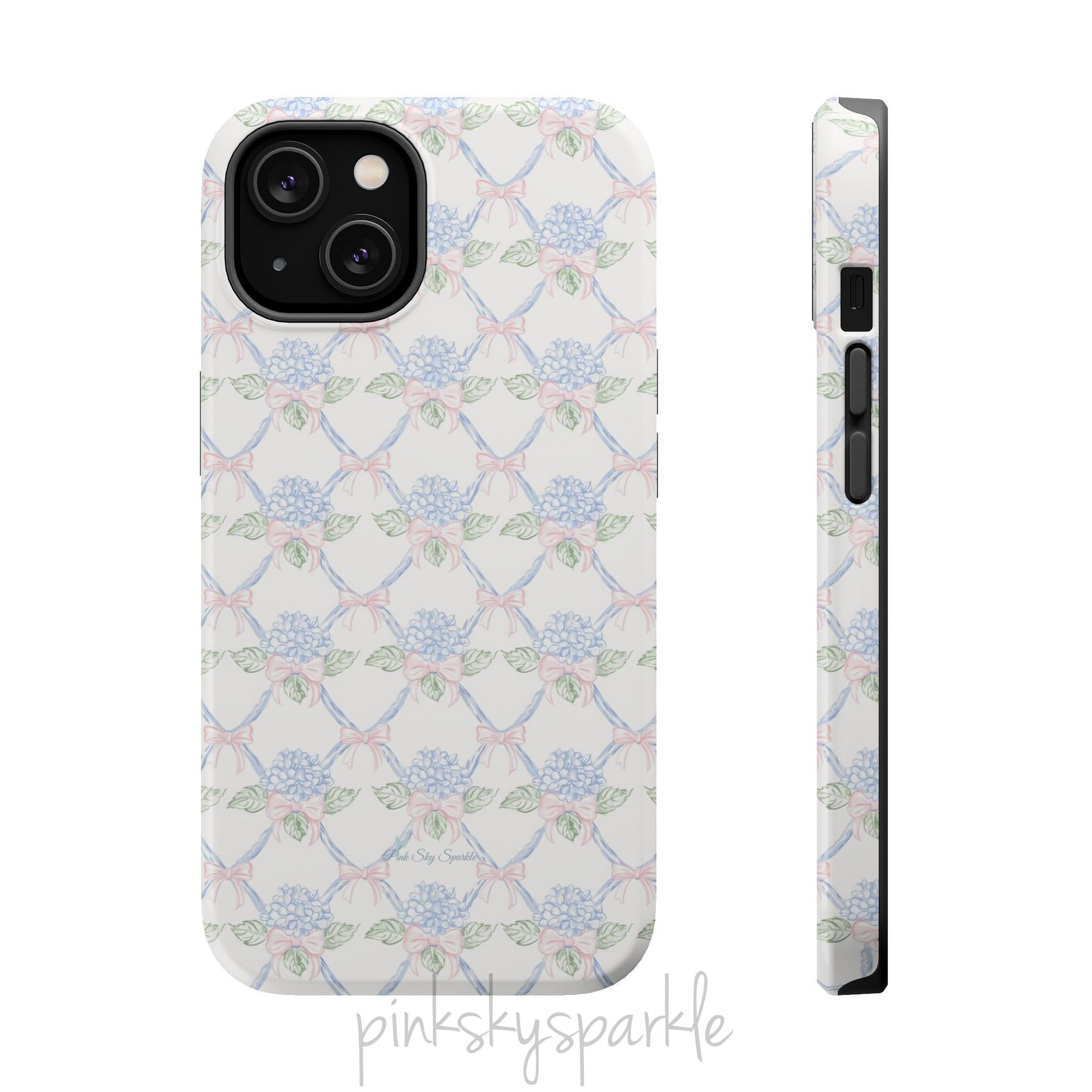 Lattice Coquette Bloom Magnetic iPhone Case