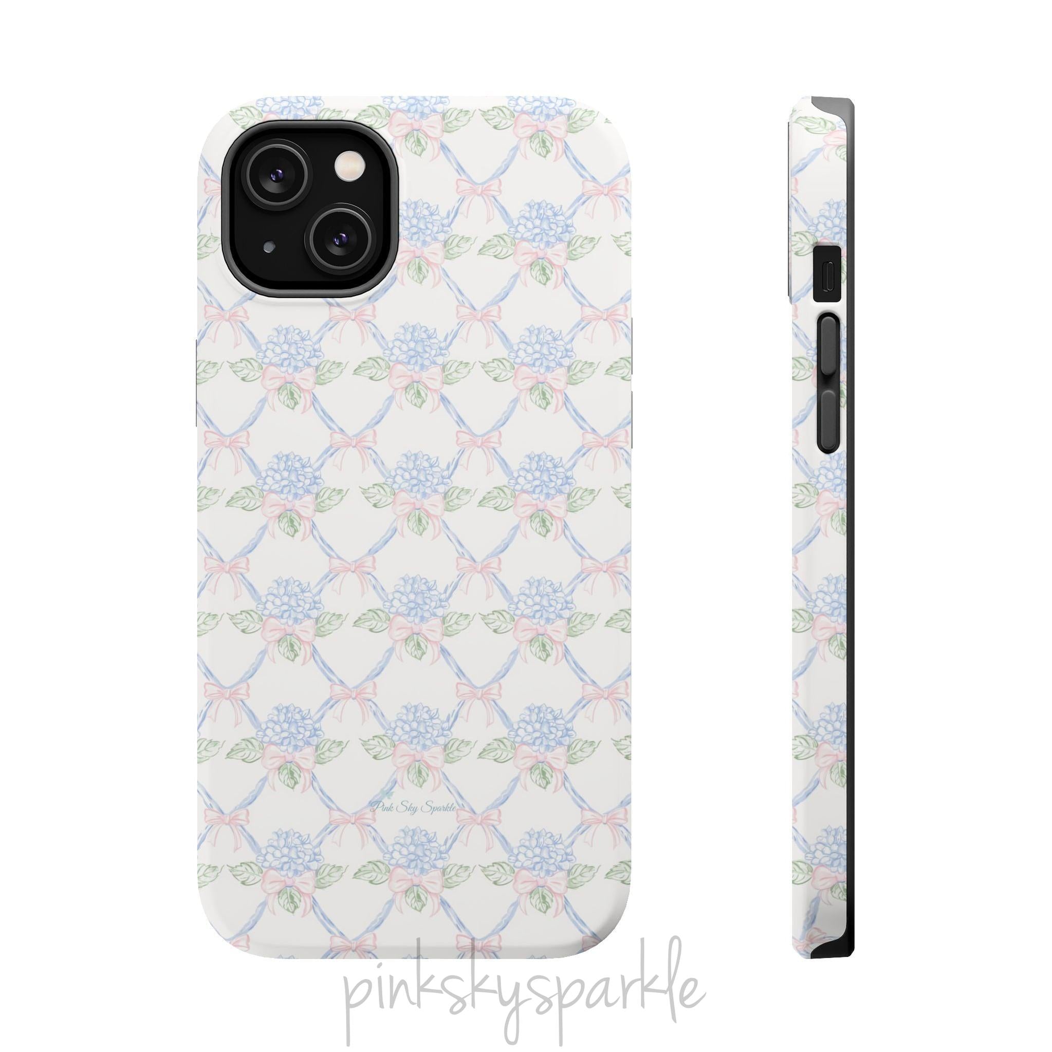 Lattice Coquette Bloom Magnetic iPhone Case