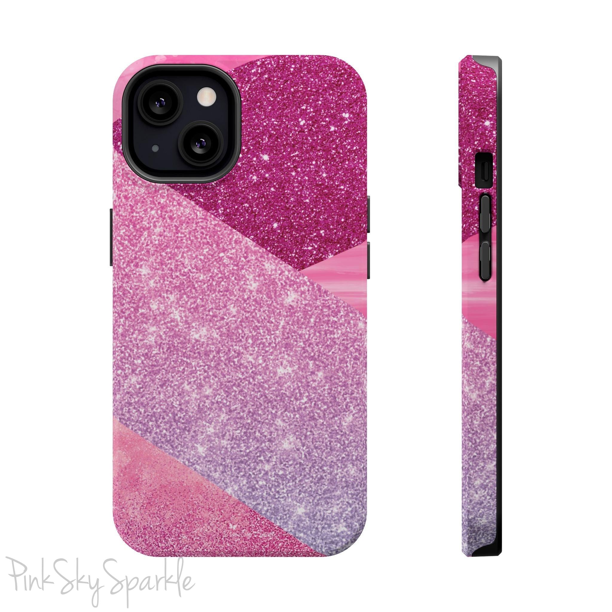 Layered in Sparkles Magnetic iPhone Case