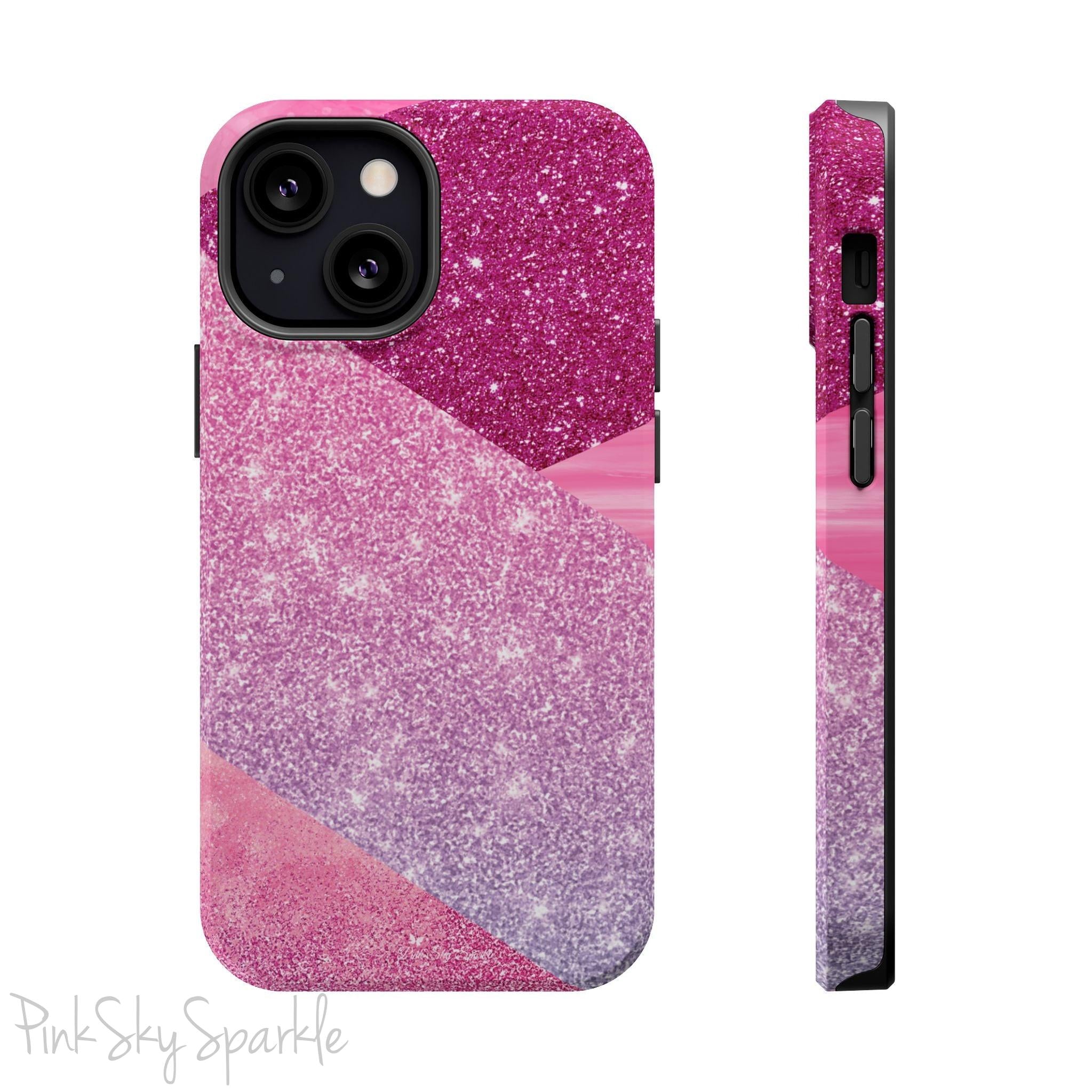 Layered in Sparkles Magnetic iPhone Case