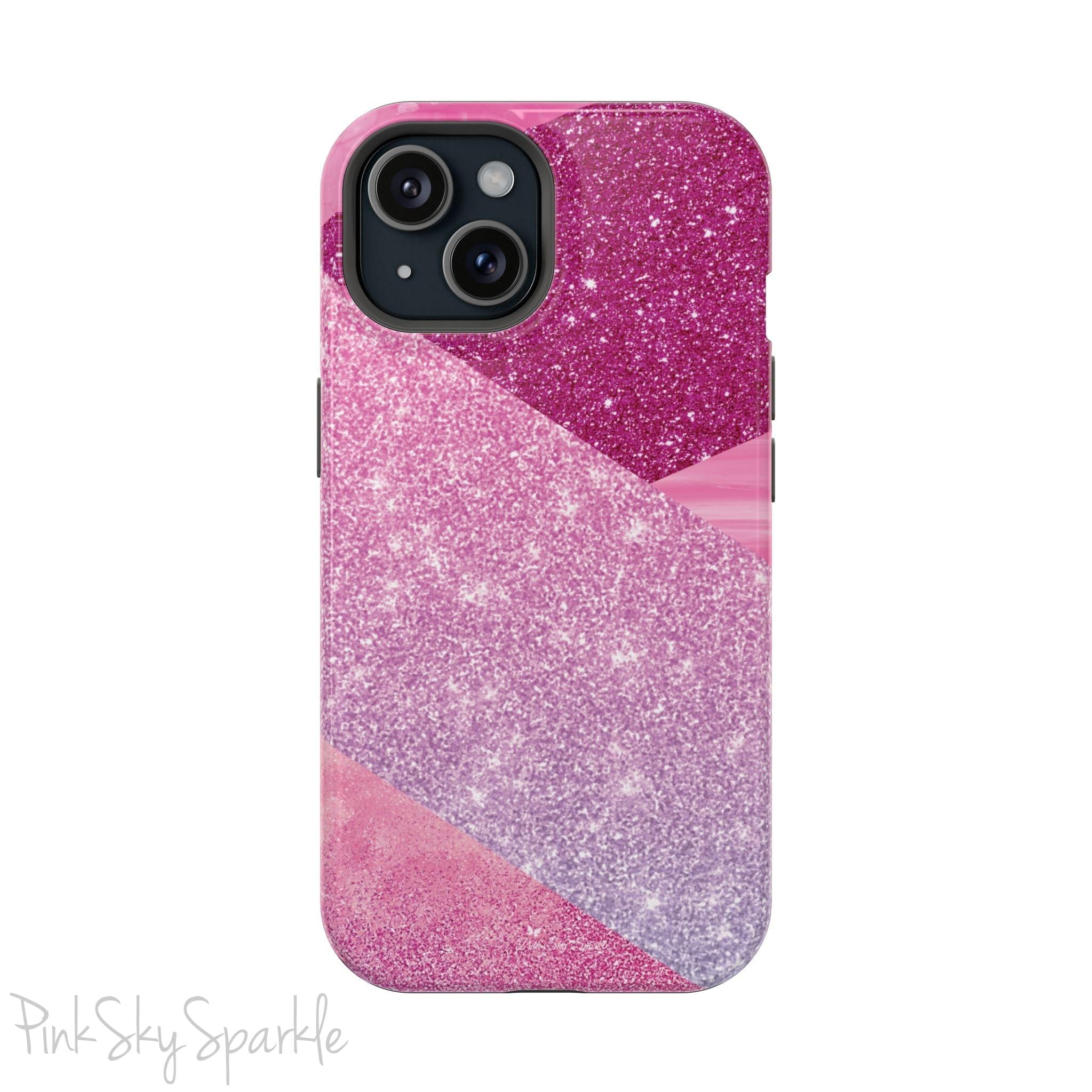 Layered in Sparkles Magnetic iPhone Case