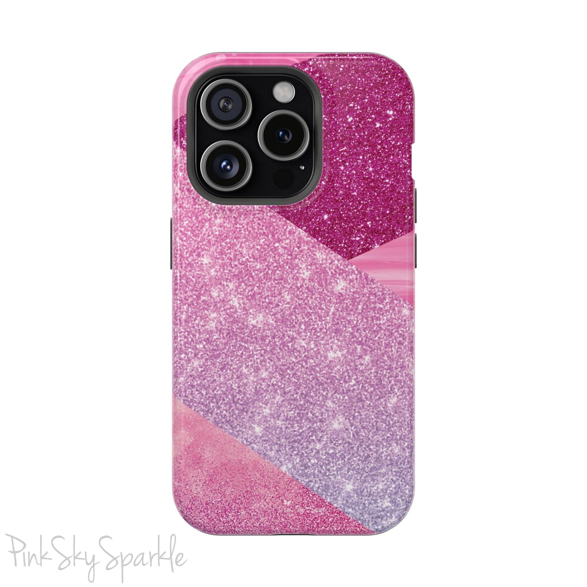 Layered in Sparkles Magnetic iPhone Case
