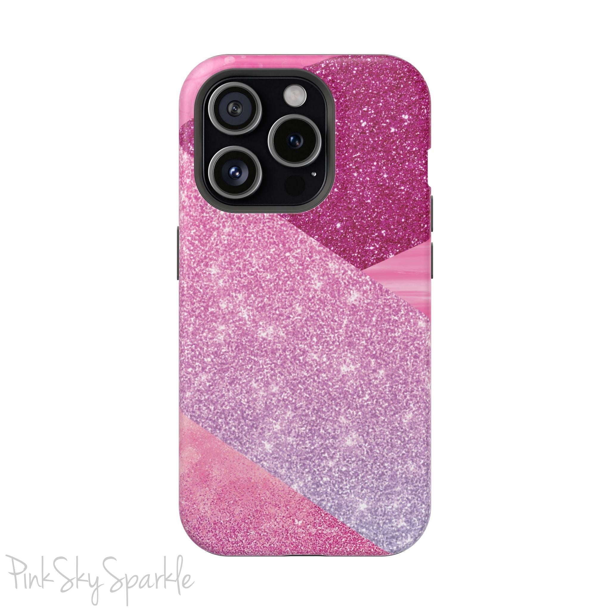 Layered in Sparkles Magnetic iPhone Case