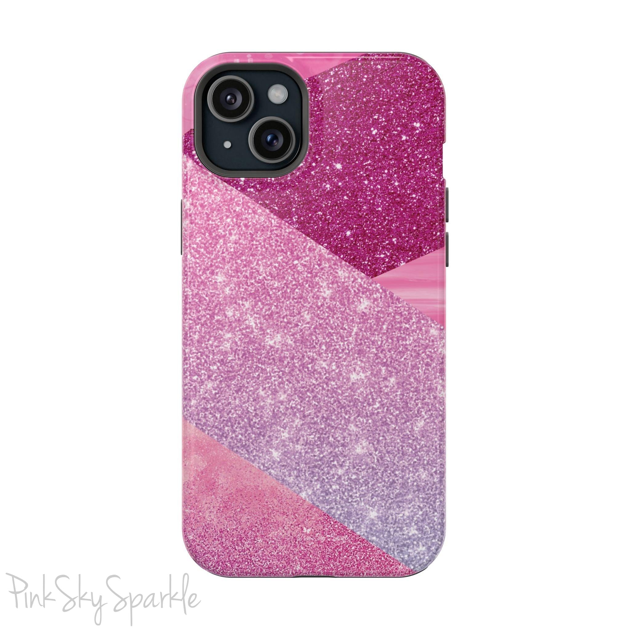 Layered in Sparkles Magnetic iPhone Case
