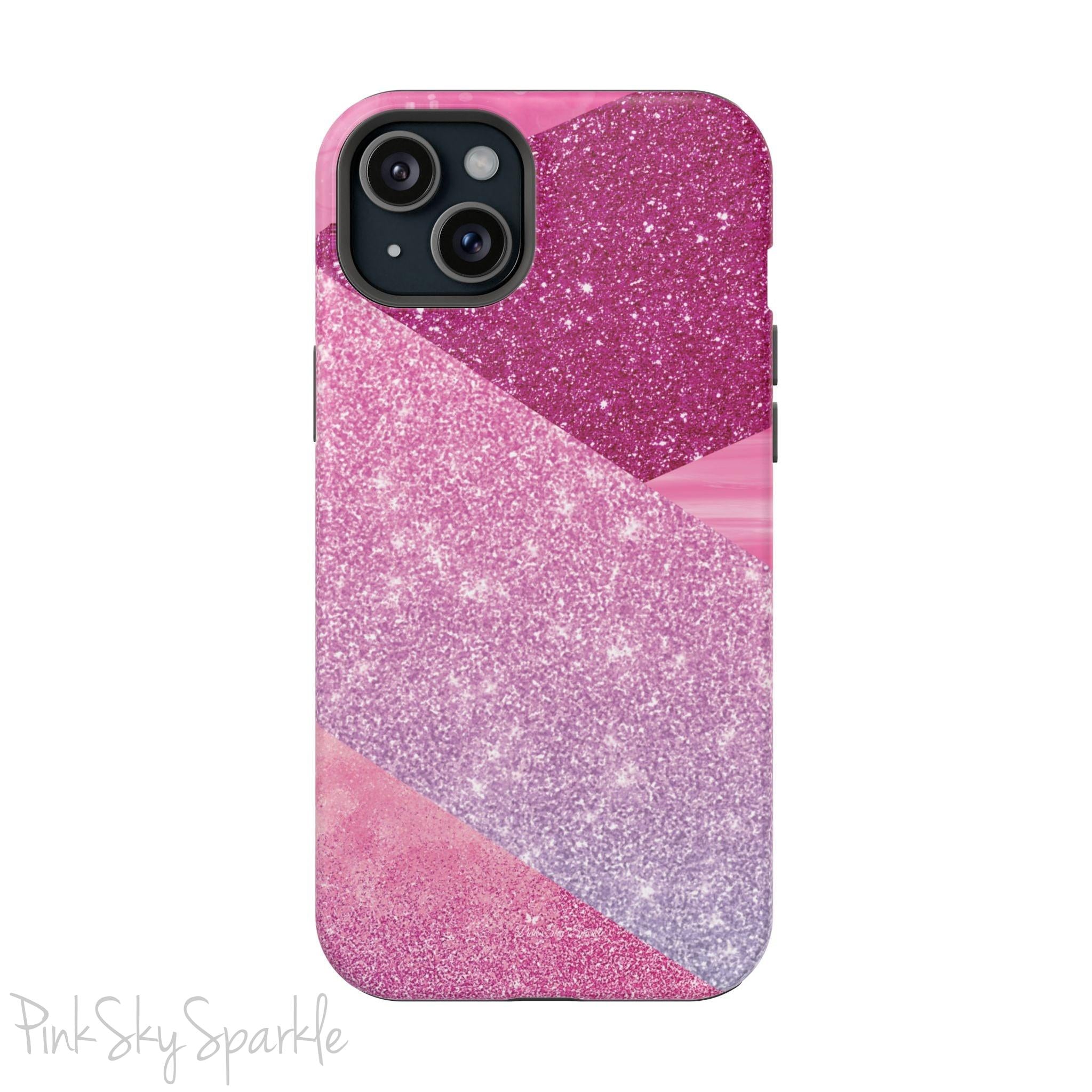 Layered in Sparkles Magnetic iPhone Case
