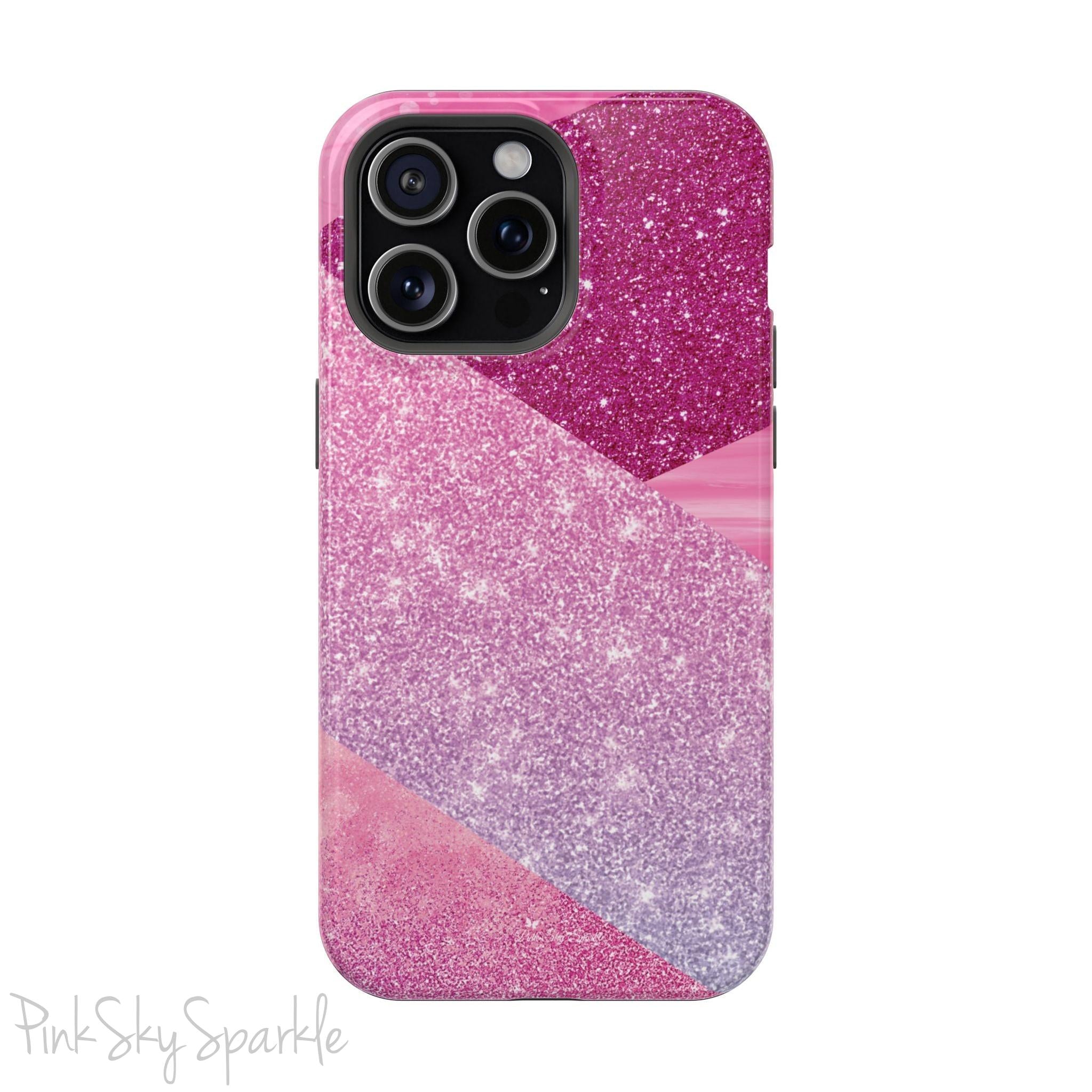Layered in Sparkles Magnetic iPhone Case