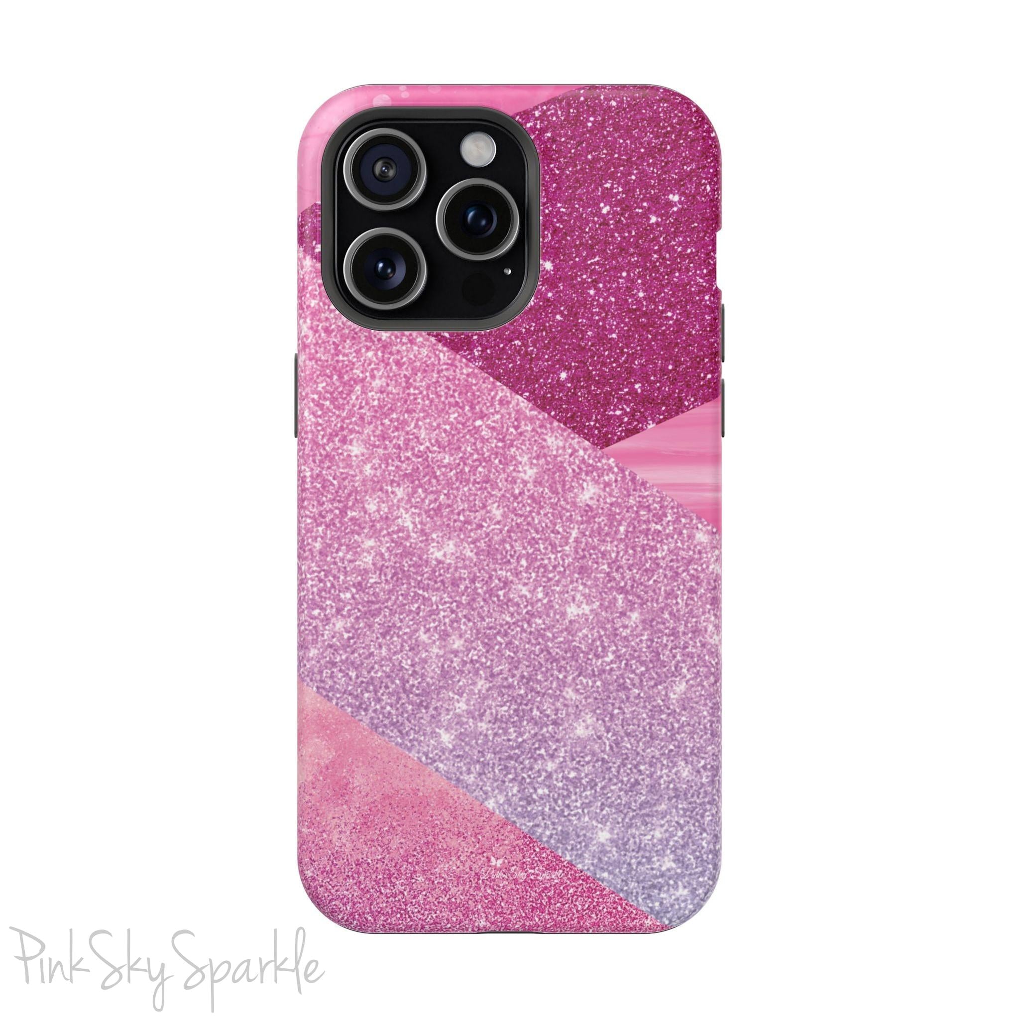 Layered in Sparkles Magnetic iPhone Case