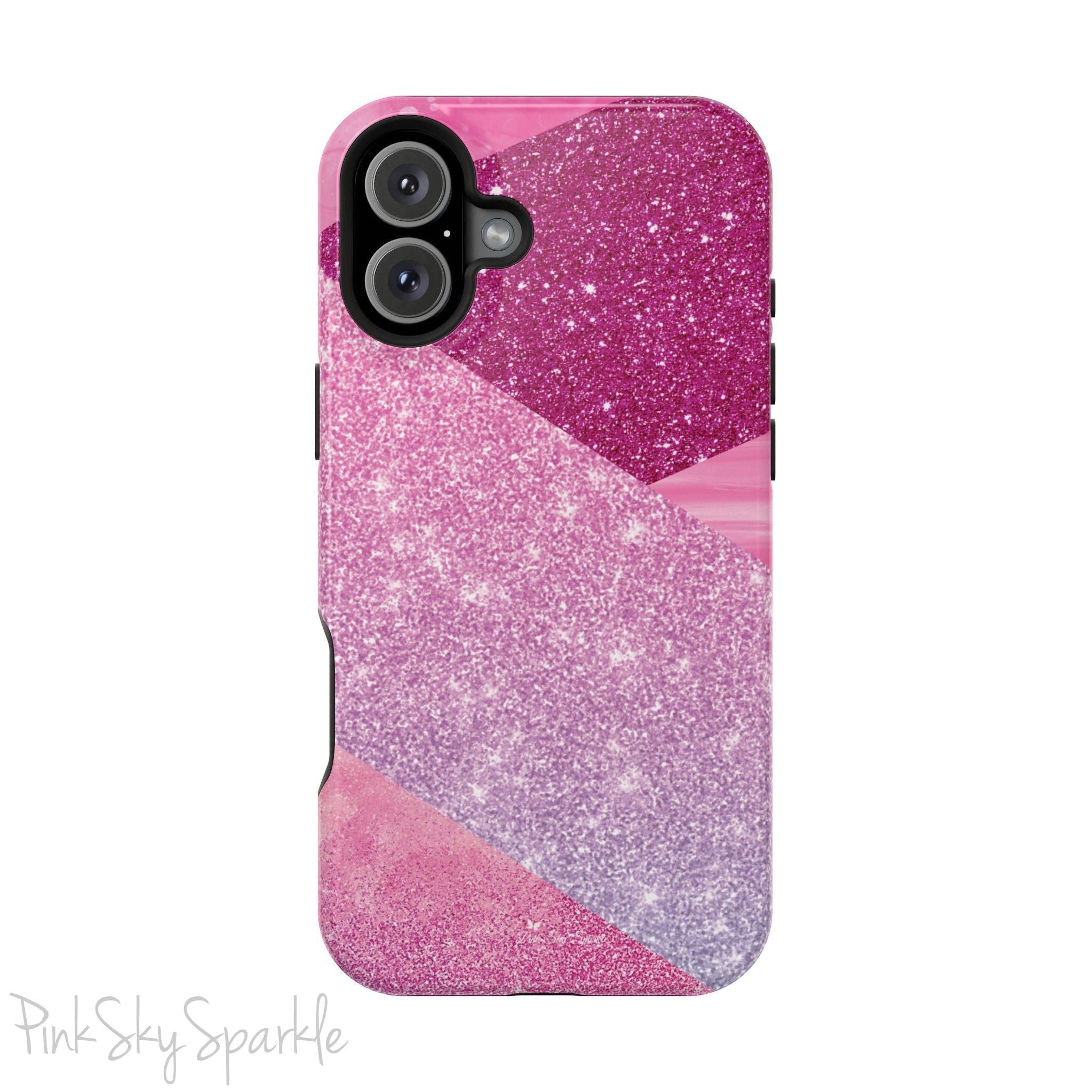 Layered in Sparkles Magnetic iPhone Case