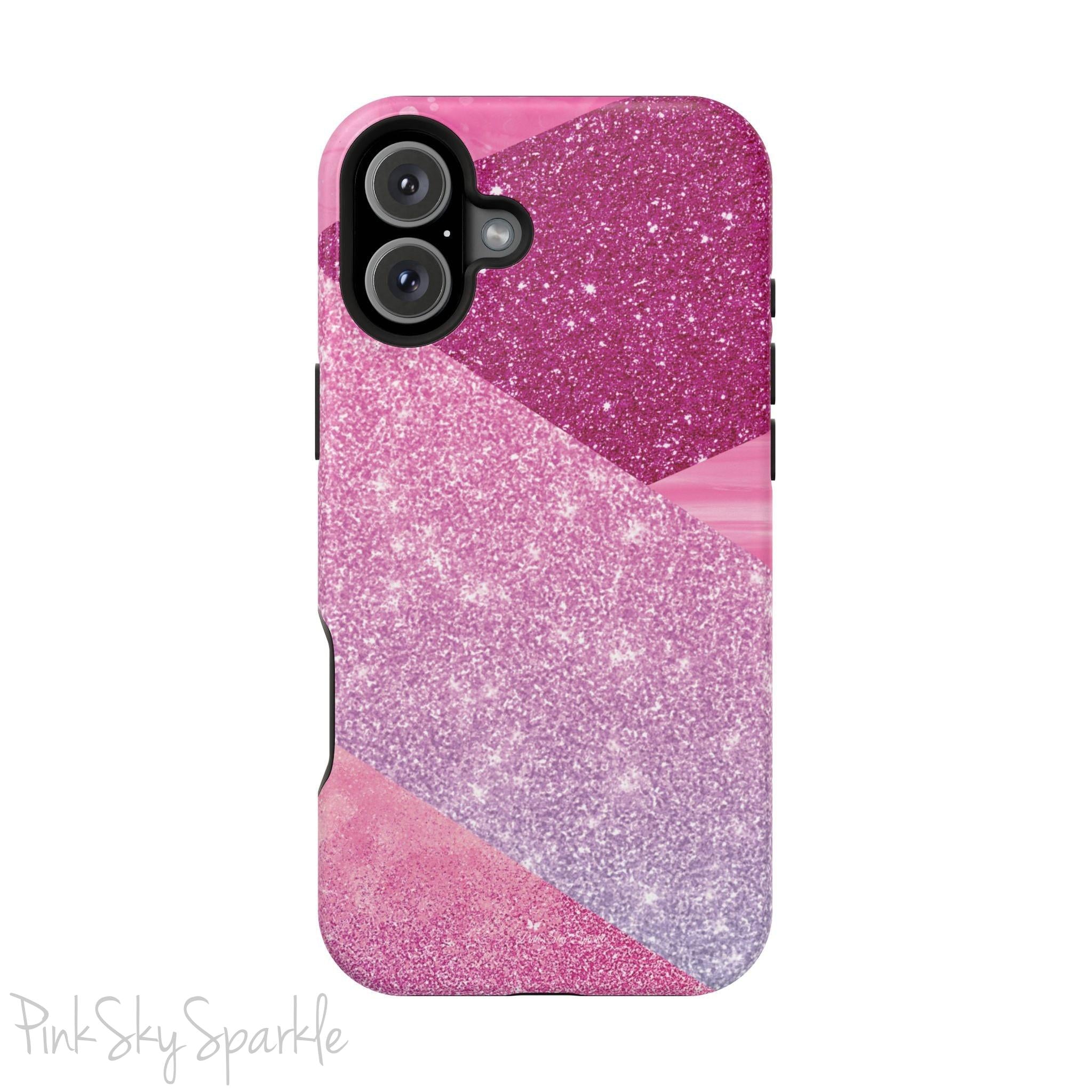 Layered in Sparkles Magnetic iPhone Case