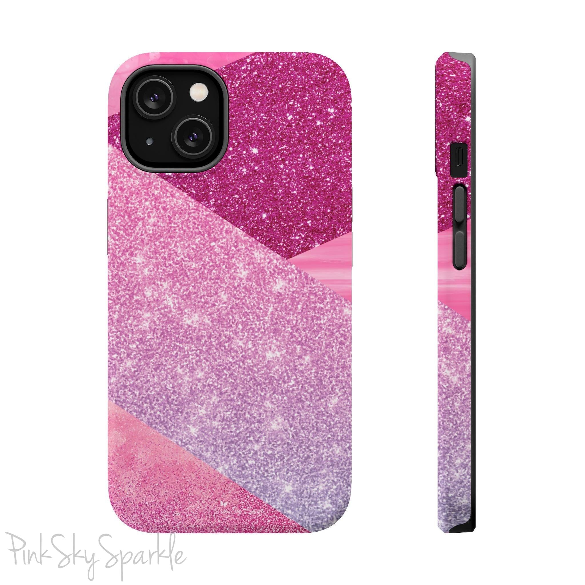 Layered in Sparkles Magnetic iPhone Case