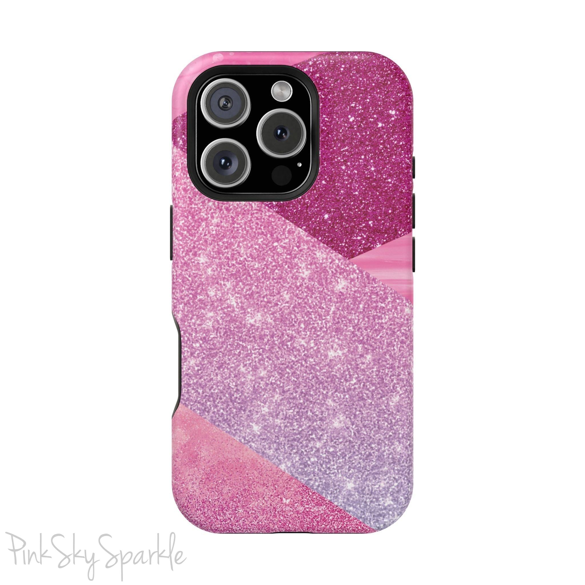 Layered in Sparkles Magnetic iPhone Case