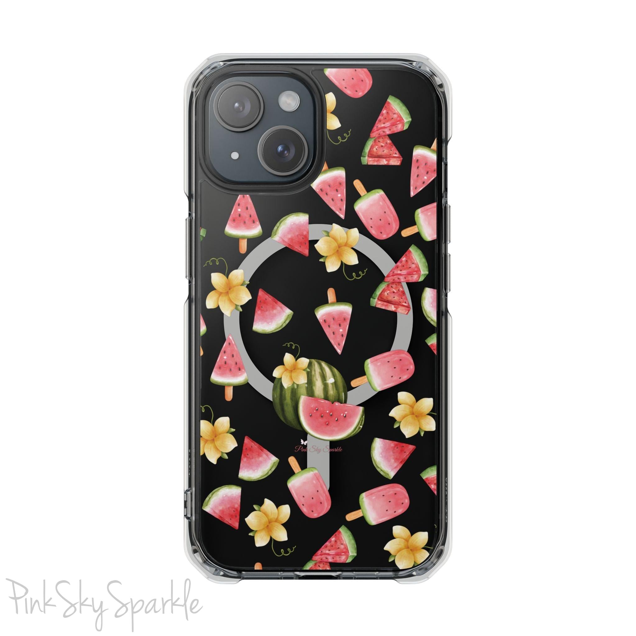 Melon Magic Magnetic Clear Impact iPhone Case