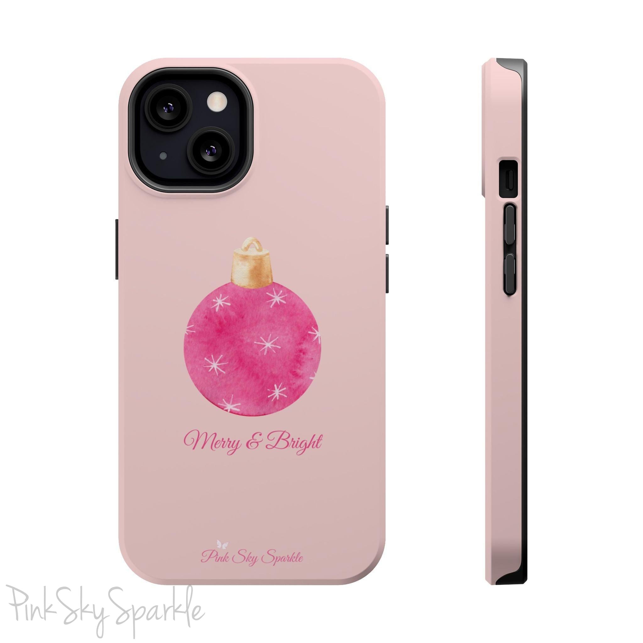 Merry & Bright Christmas Magnetic iPhone Case