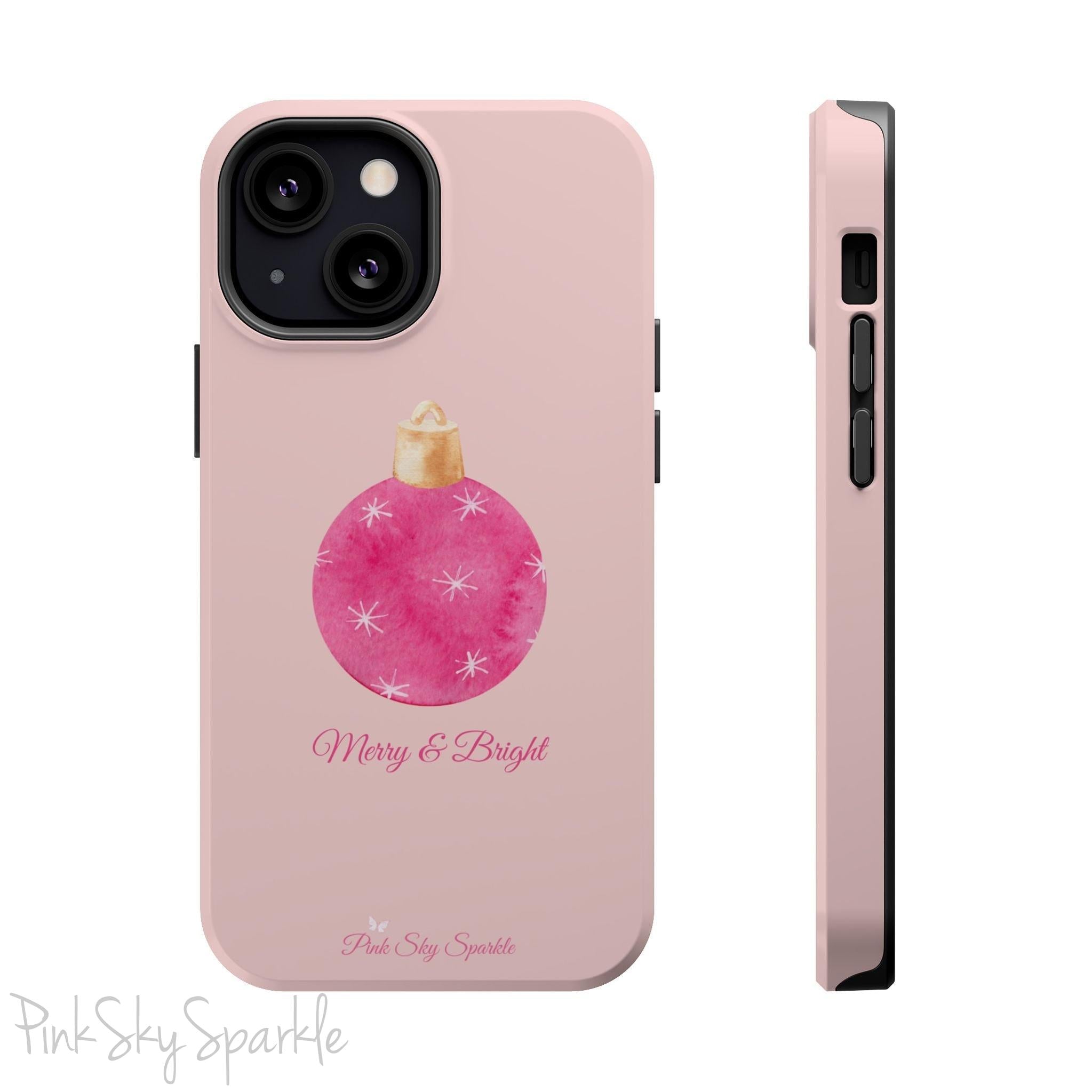 Merry & Bright Christmas Magnetic iPhone Case