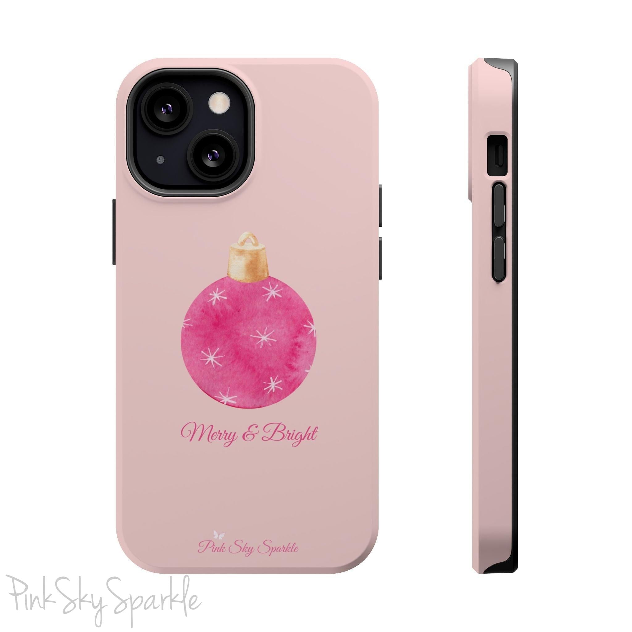 Merry & Bright Christmas Magnetic iPhone Case