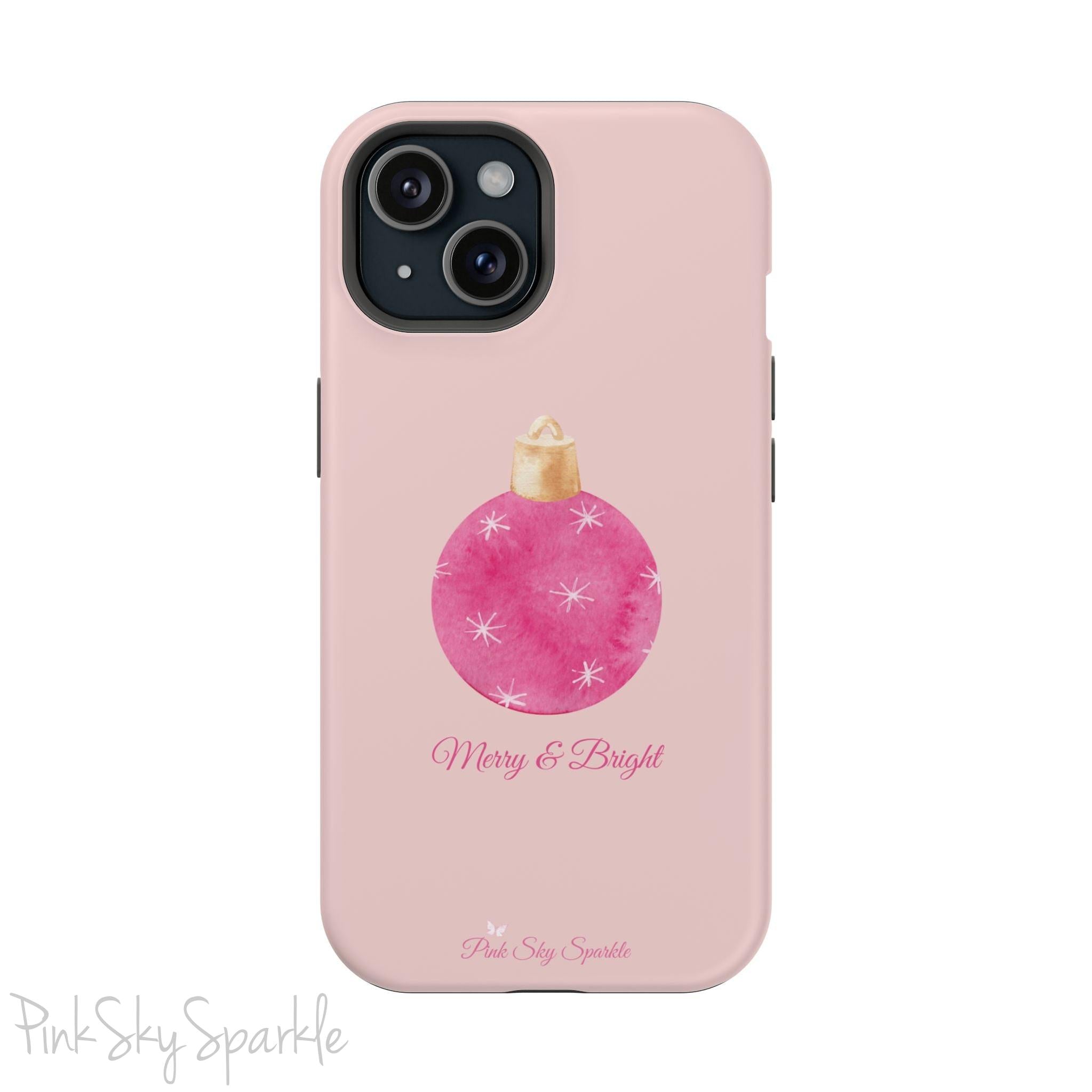 Merry & Bright Christmas Magnetic iPhone Case