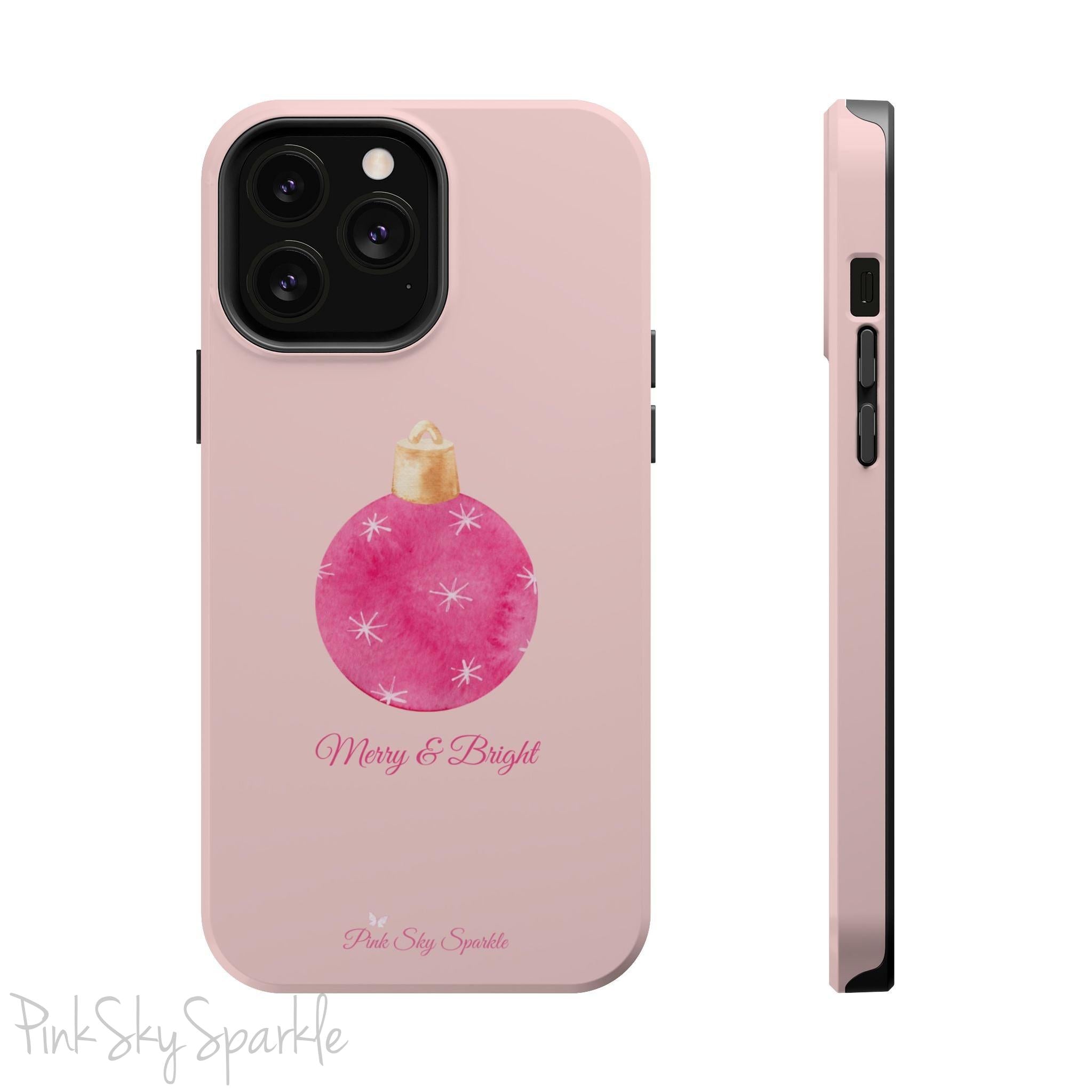 Merry & Bright Christmas Magnetic iPhone Case