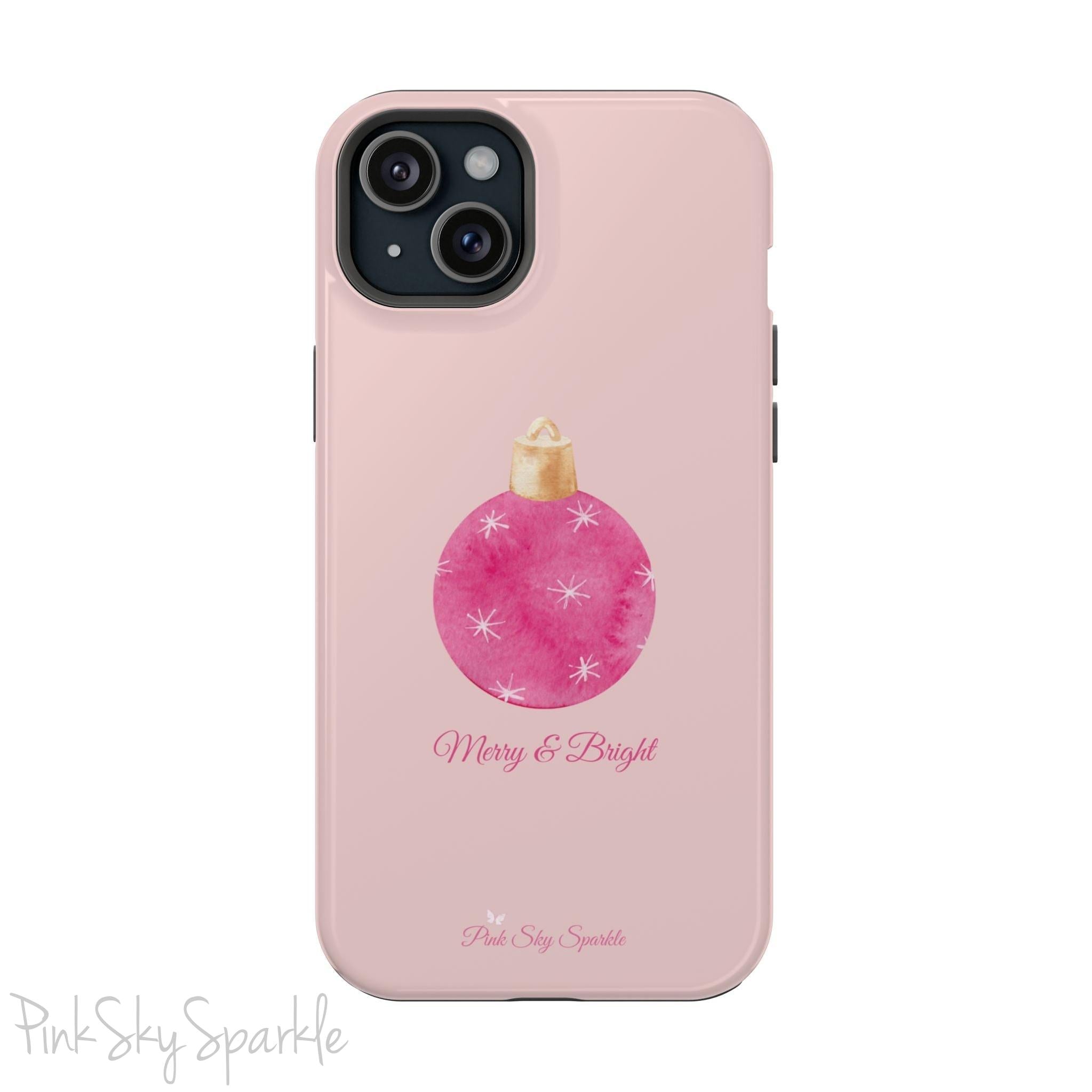 Merry & Bright Christmas Magnetic iPhone Case