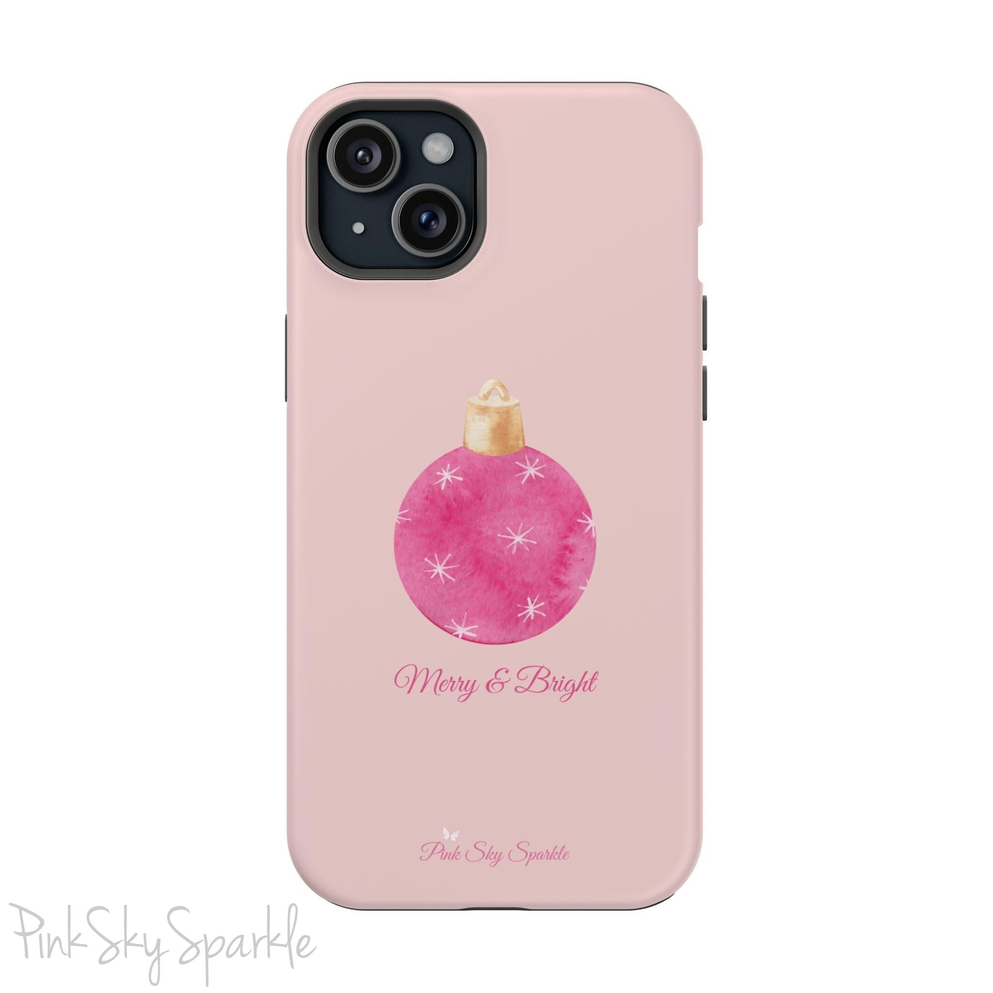 Merry & Bright Christmas Magnetic iPhone Case