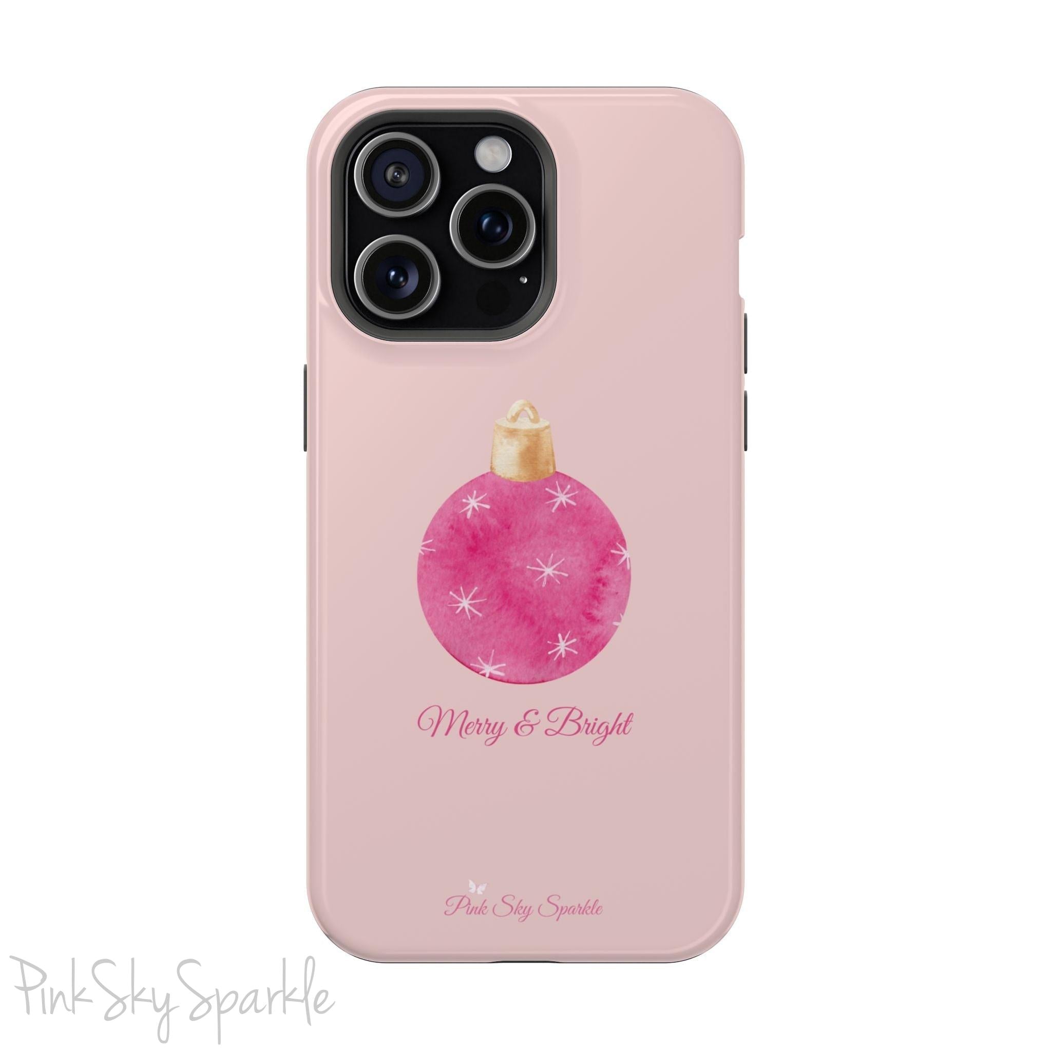 Merry & Bright Christmas Magnetic iPhone Case