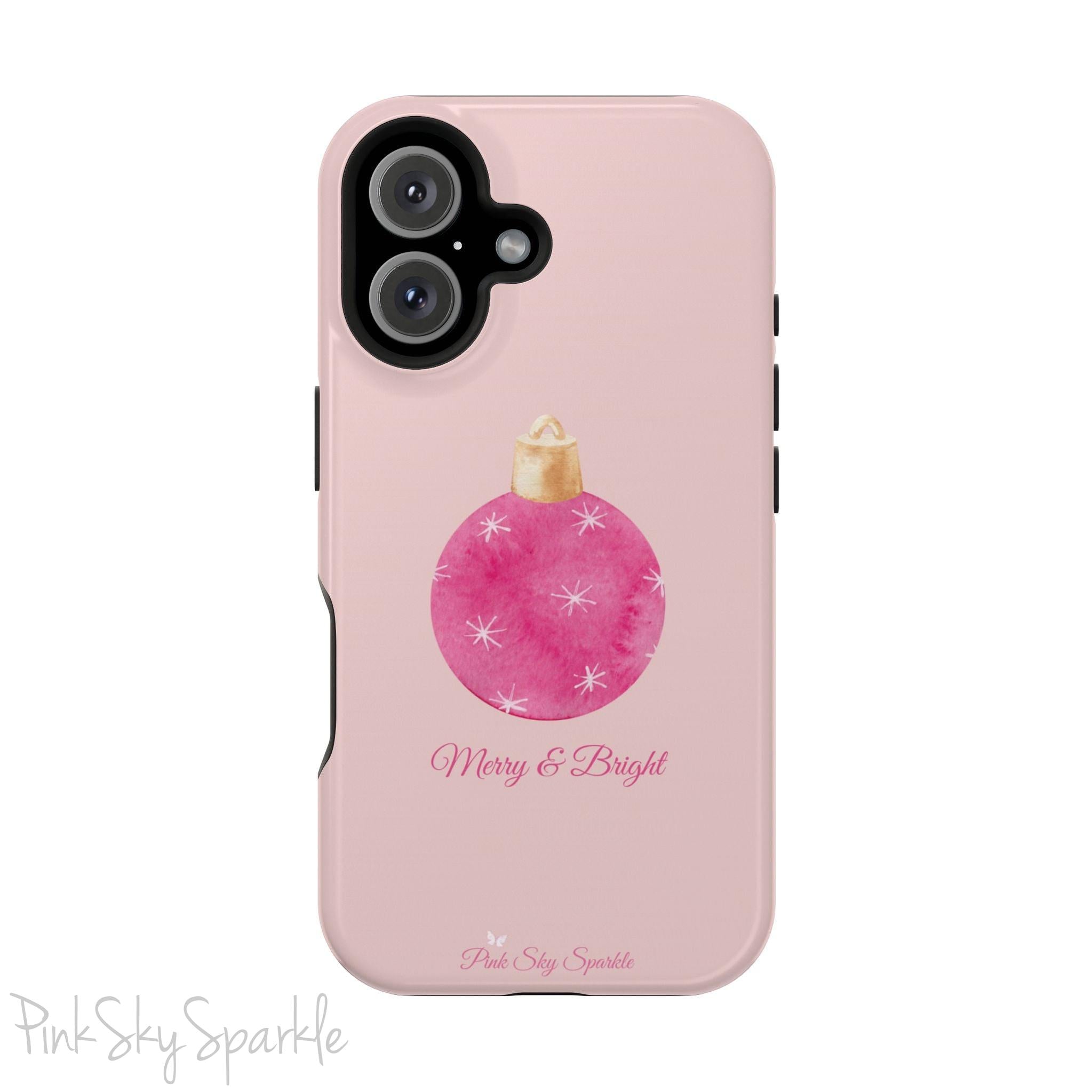 Merry & Bright Christmas Magnetic iPhone Case