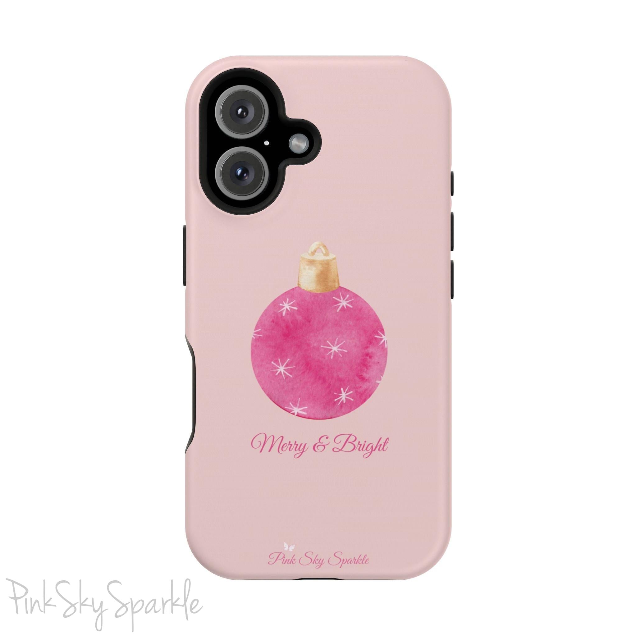 Merry & Bright Christmas Magnetic iPhone Case