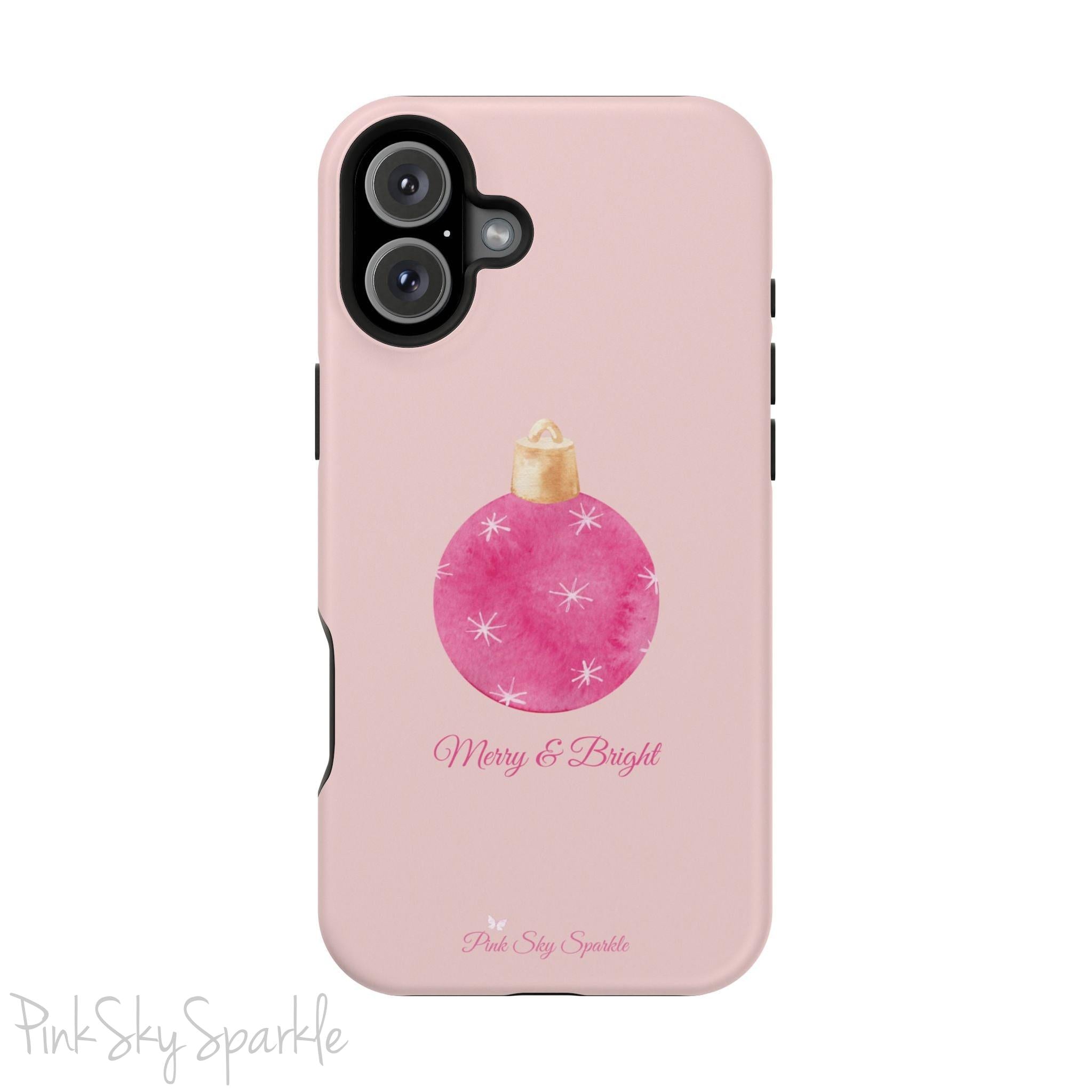 Merry & Bright Christmas Magnetic iPhone Case