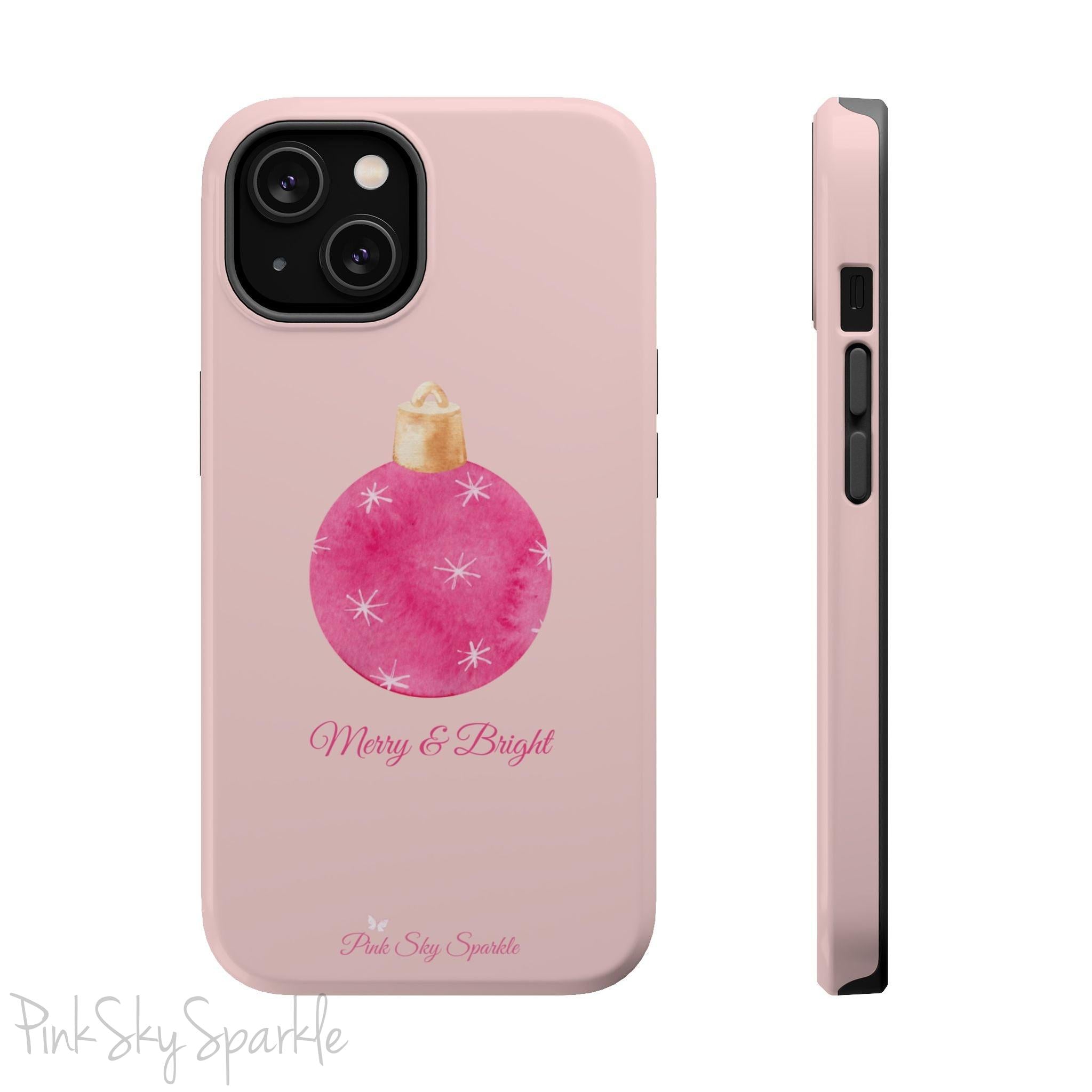 Merry & Bright Christmas Magnetic iPhone Case