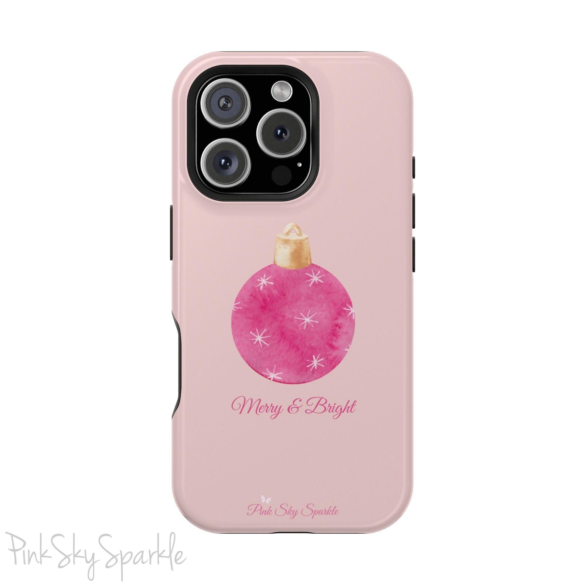 Merry & Bright Christmas Magnetic iPhone Case