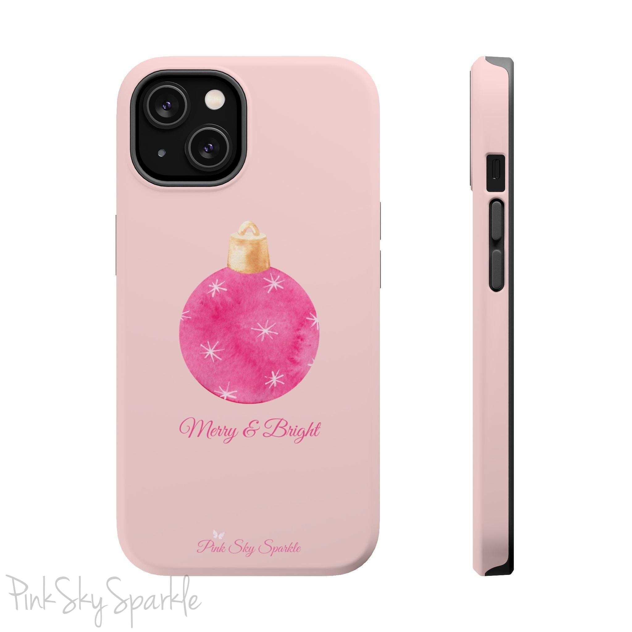 Merry & Bright Christmas Magnetic iPhone Case