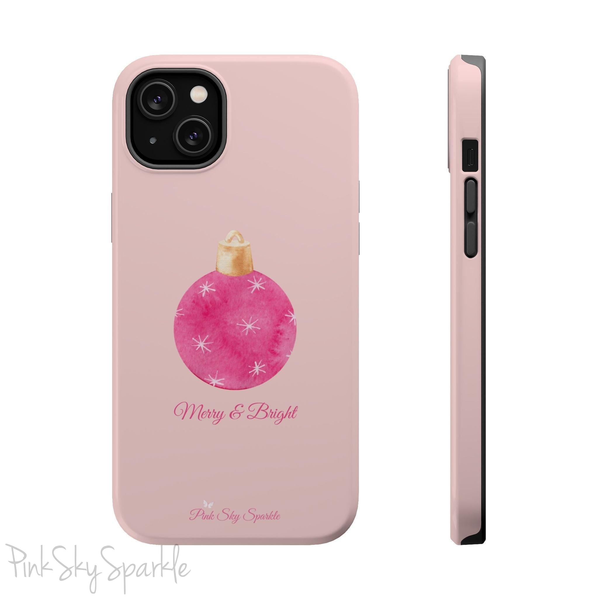 Merry & Bright Christmas Magnetic iPhone Case