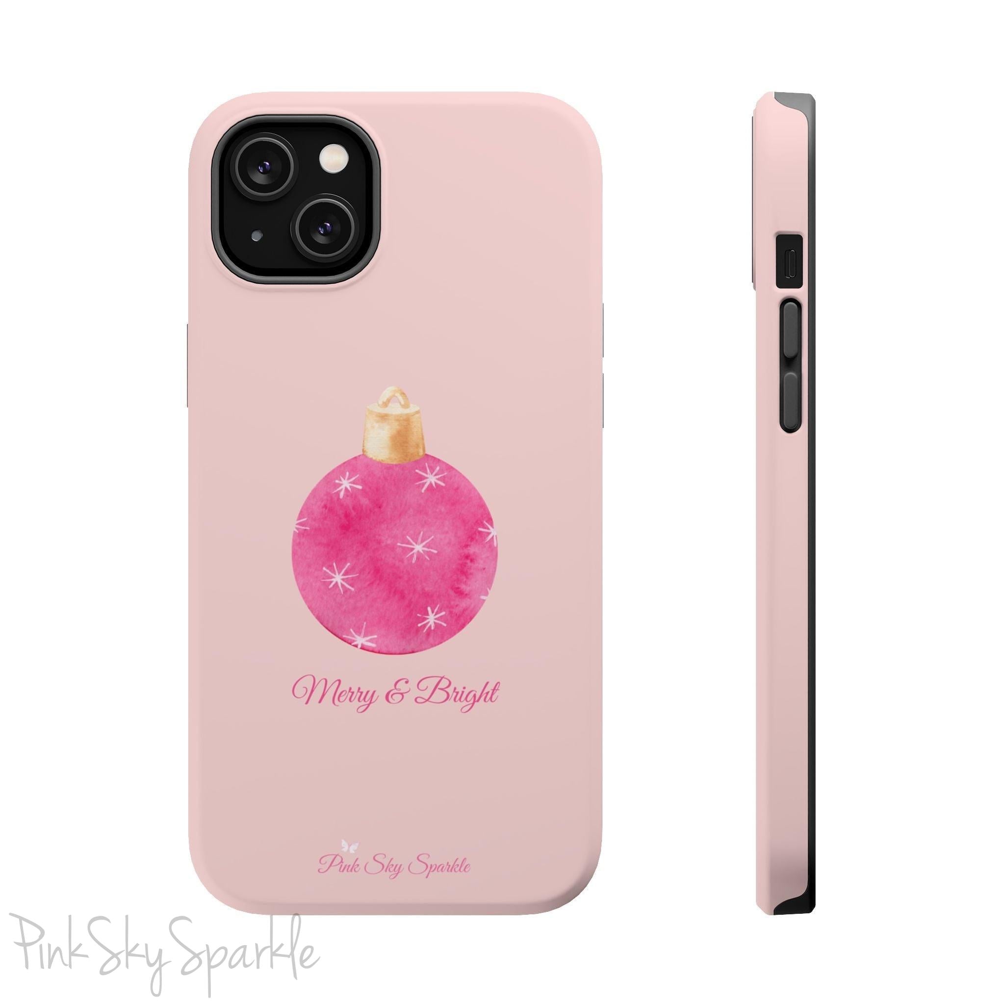 Merry & Bright Christmas Magnetic iPhone Case