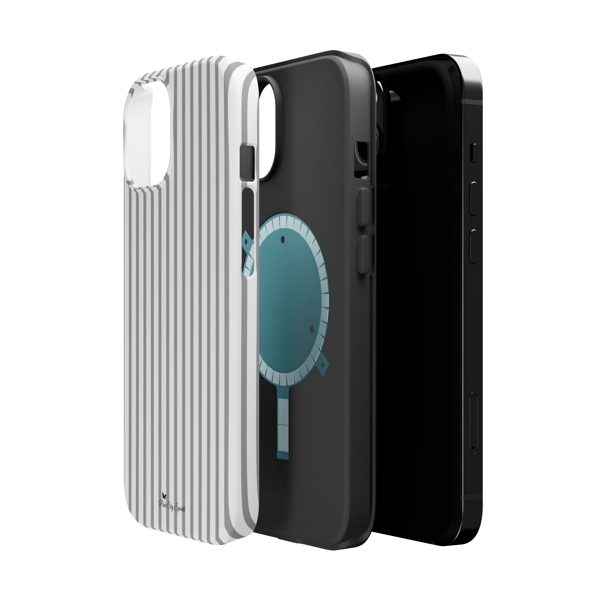 Mono Stripe Magnetic iPhone Case