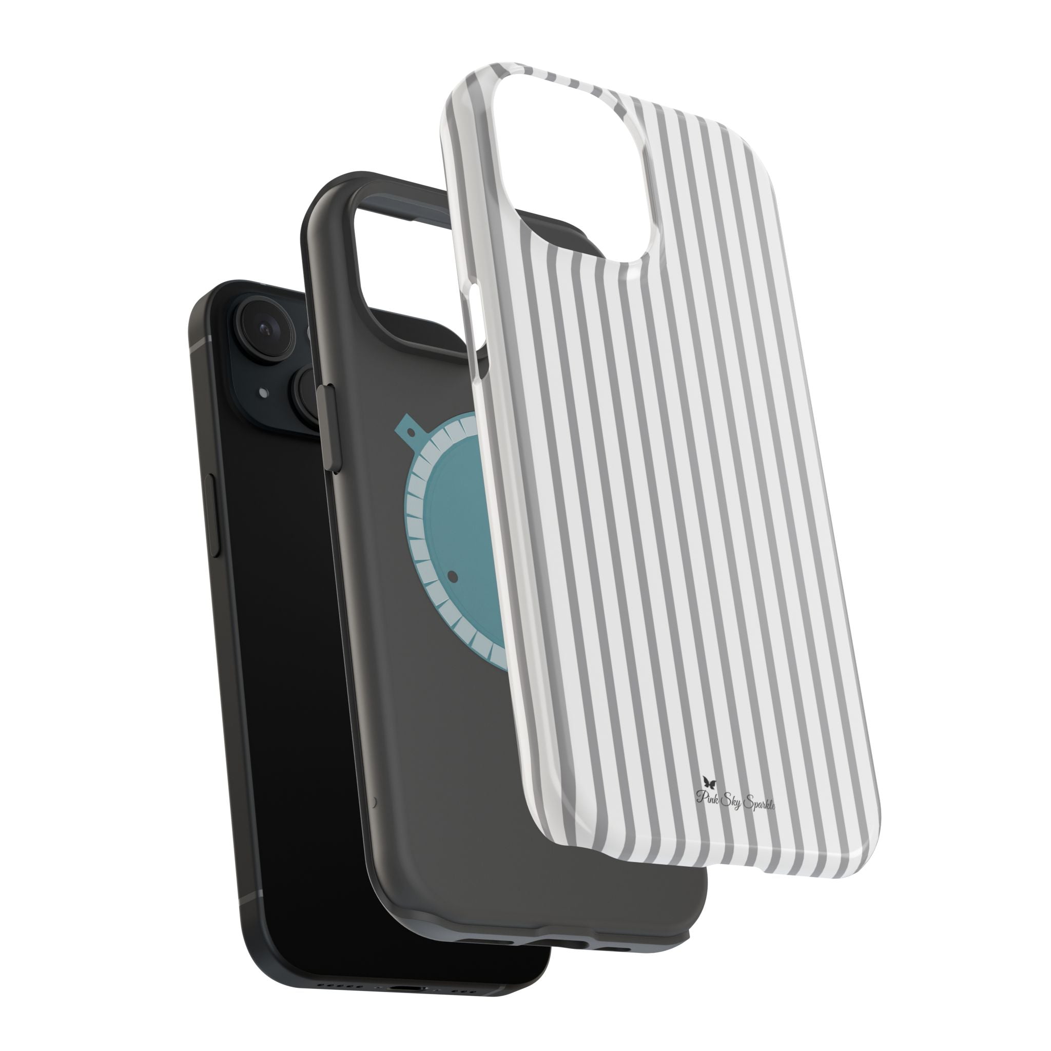 Mono Stripe Magnetic iPhone Case