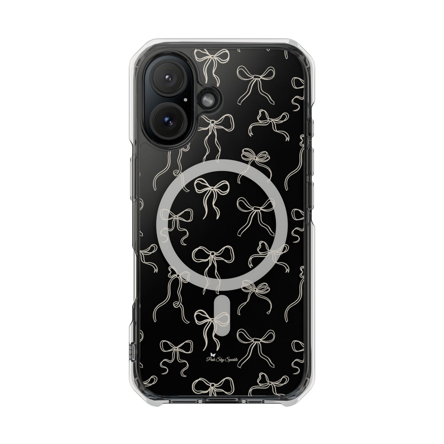 Neutral Bows Magnetic Clear Impact iPhone Case
