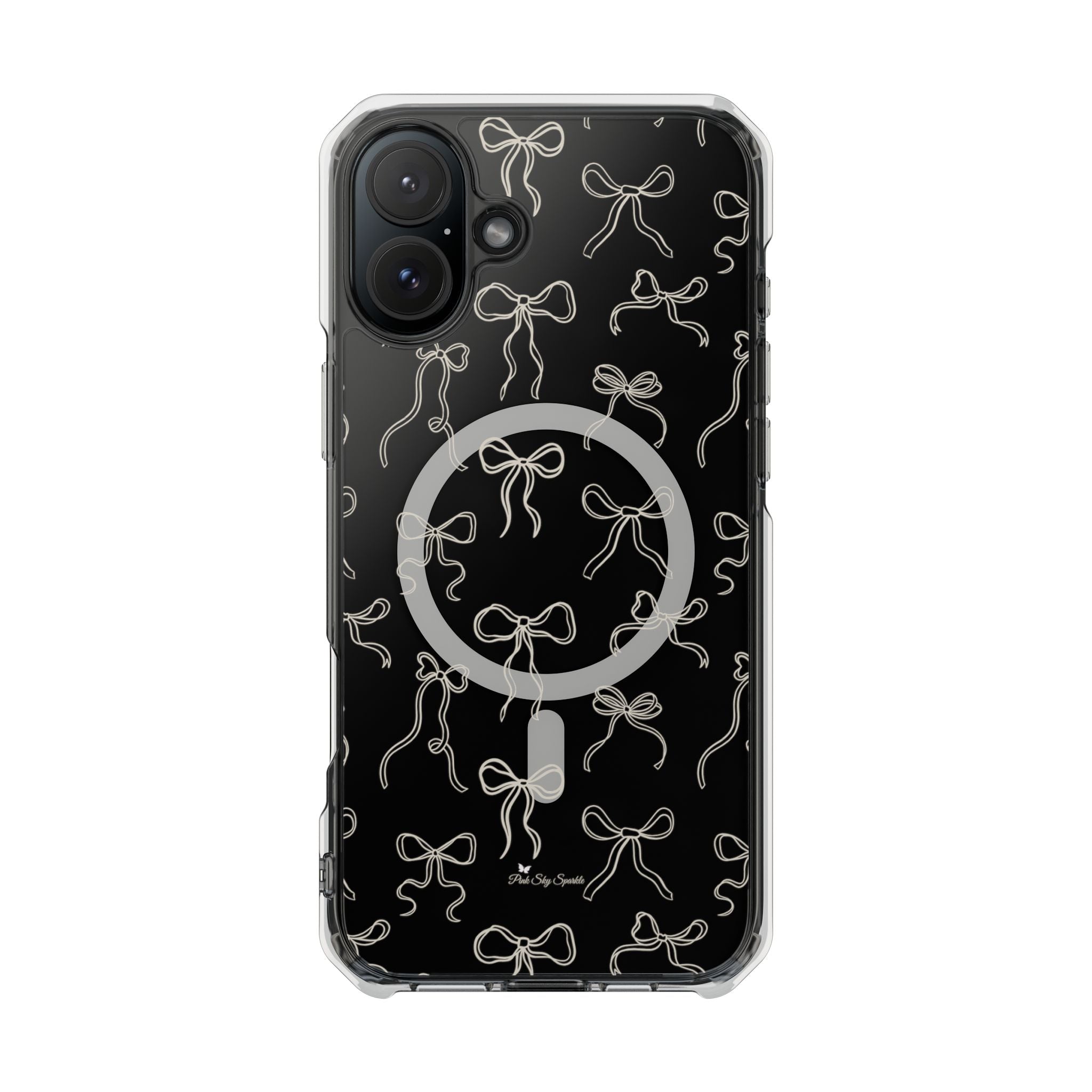 Neutral Bows Magnetic Clear Impact iPhone Case