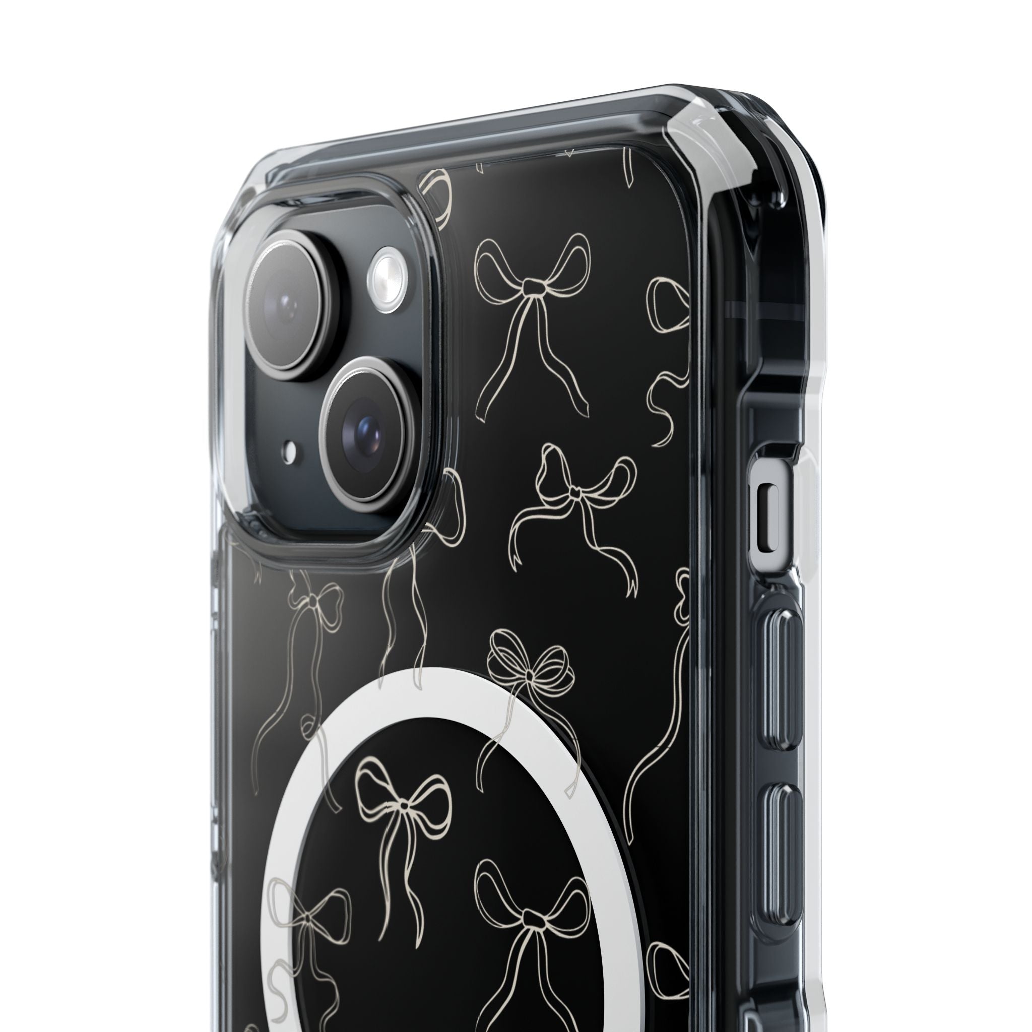 Neutral Bows Magnetic Clear Impact iPhone Case
