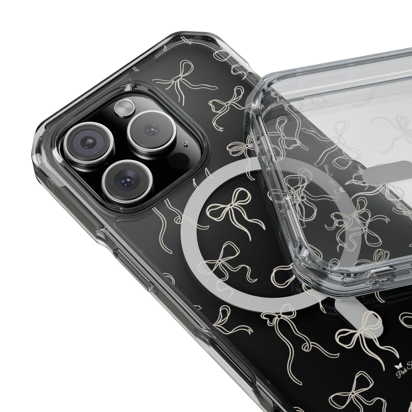 Neutral Bows Magnetic Clear Impact iPhone Case