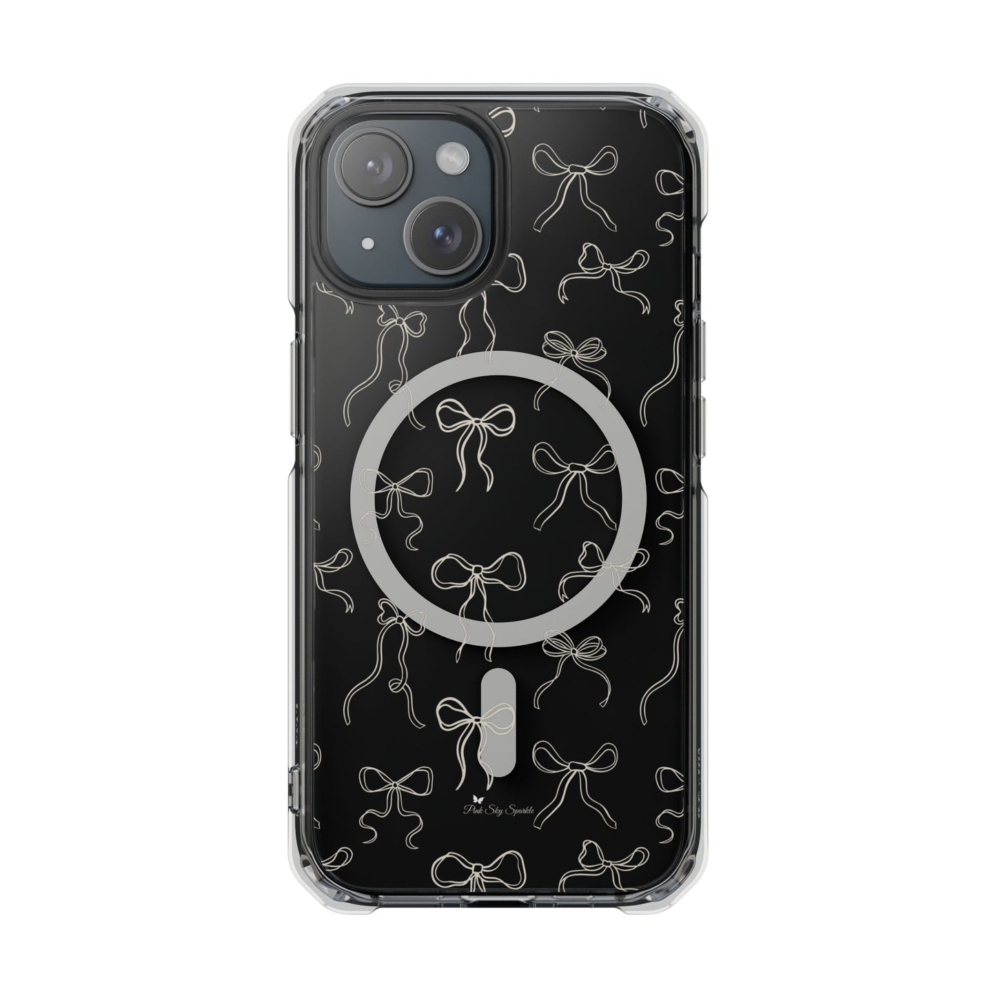 Neutral Bows Magnetic Clear Impact iPhone Case
