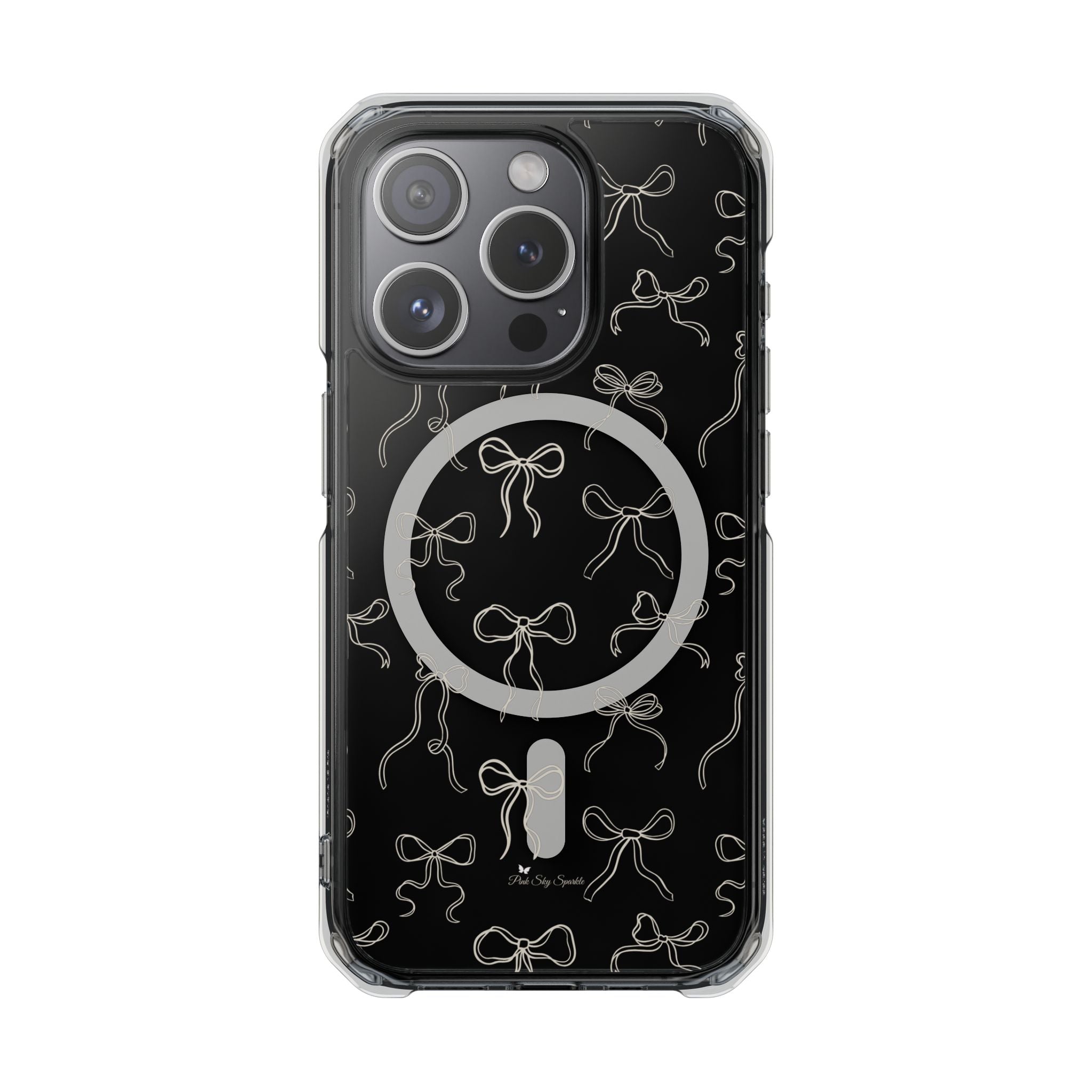 Neutral Bows Magnetic Clear Impact iPhone Case