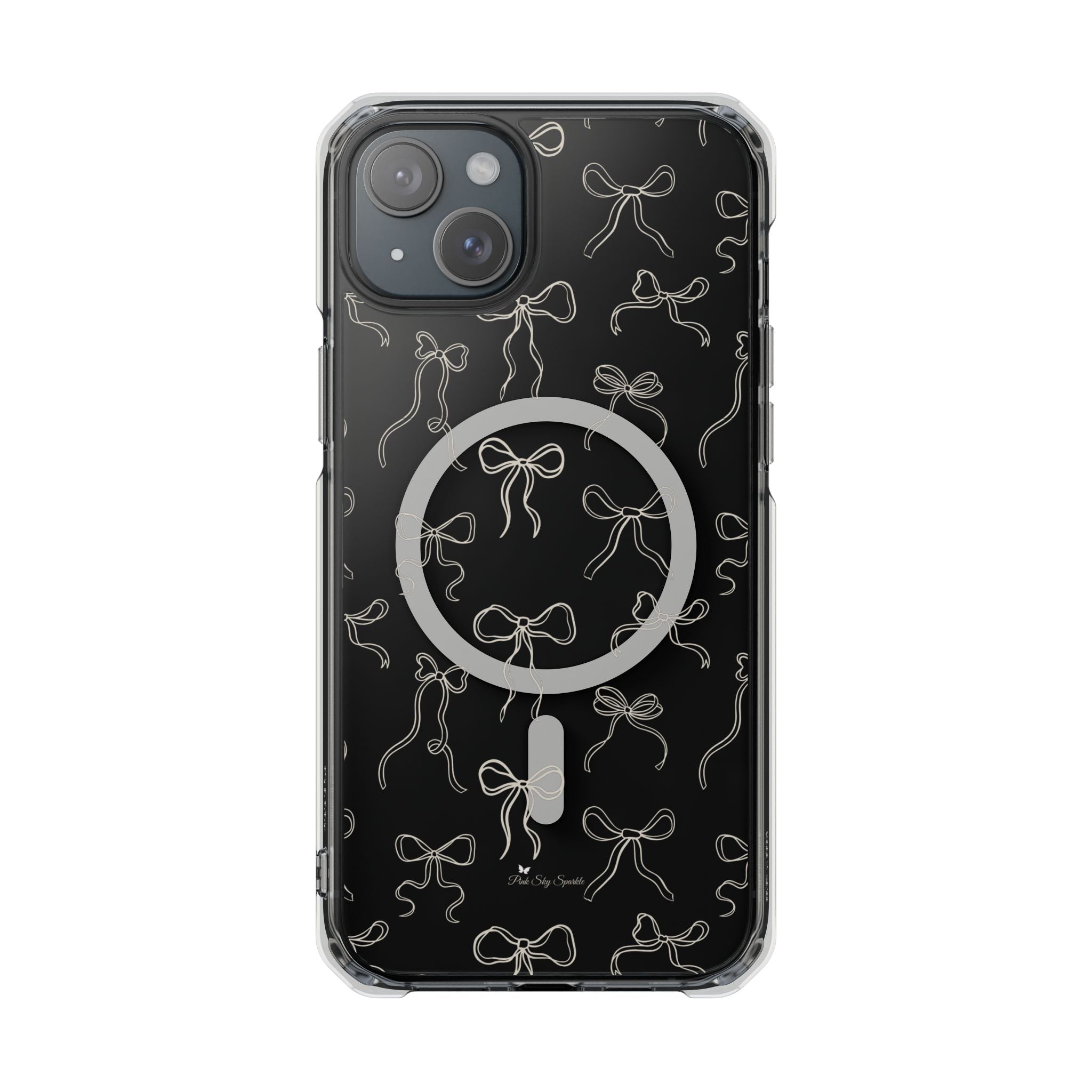 Neutral Bows Magnetic Clear Impact iPhone Case