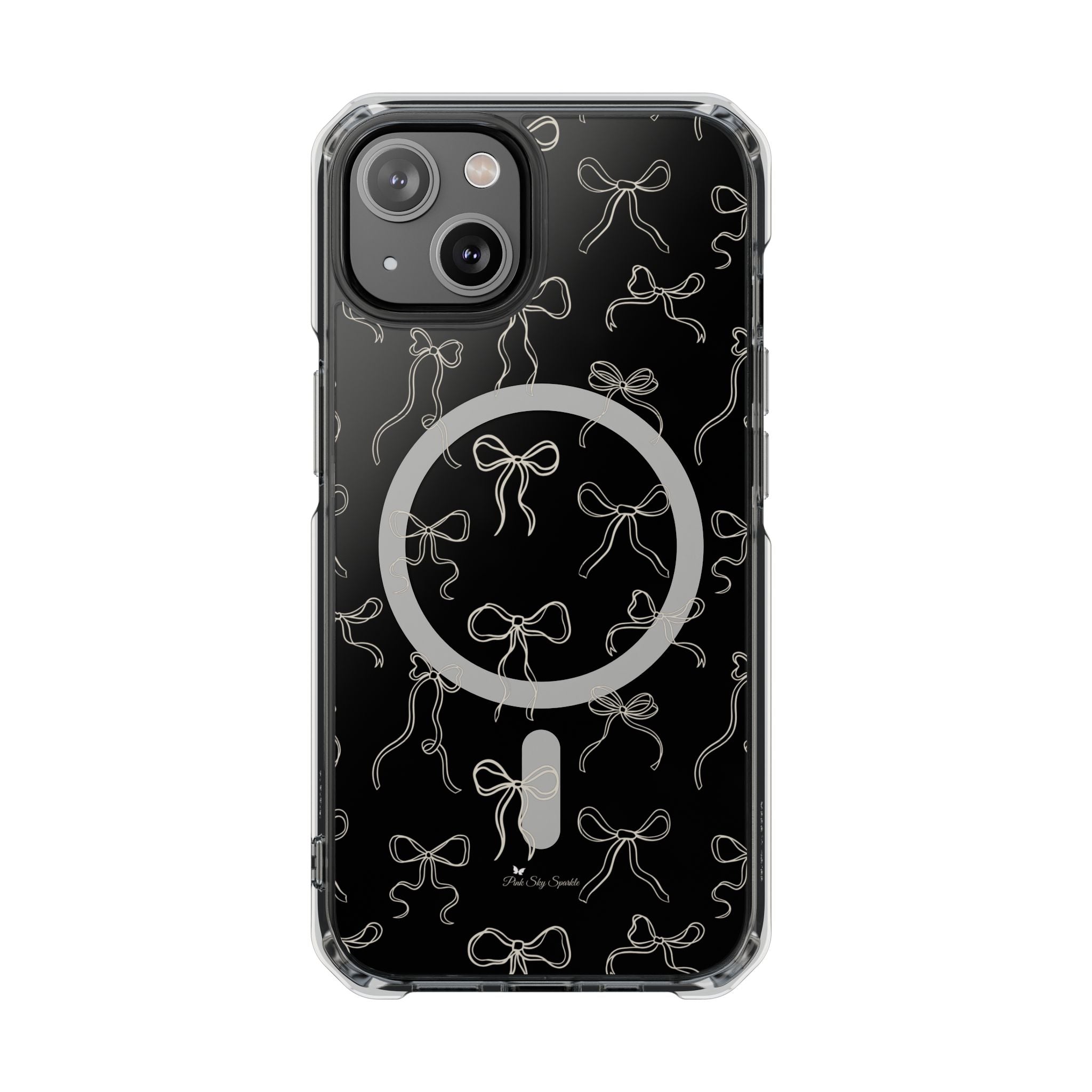 Neutral Bows Magnetic Clear Impact iPhone Case