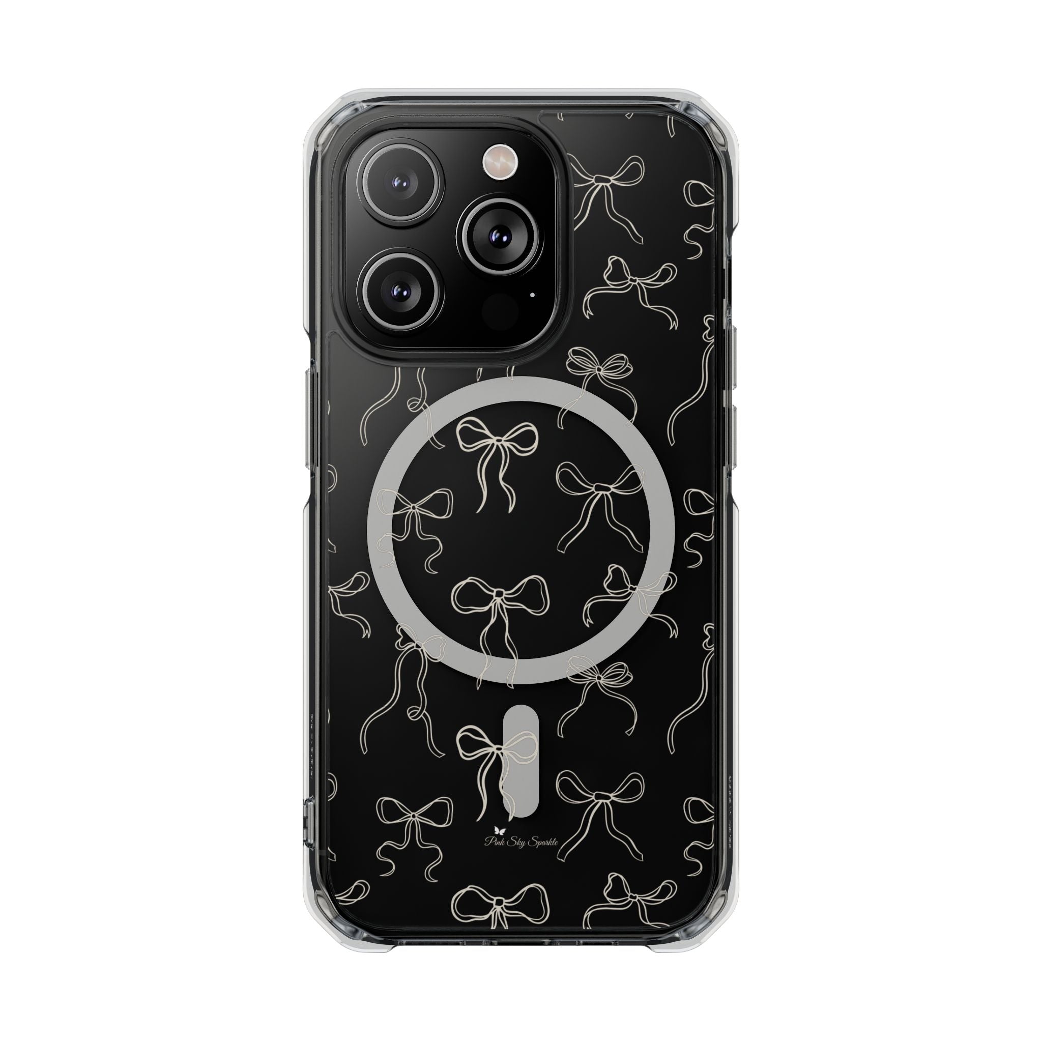 Neutral Bows Magnetic Clear Impact iPhone Case