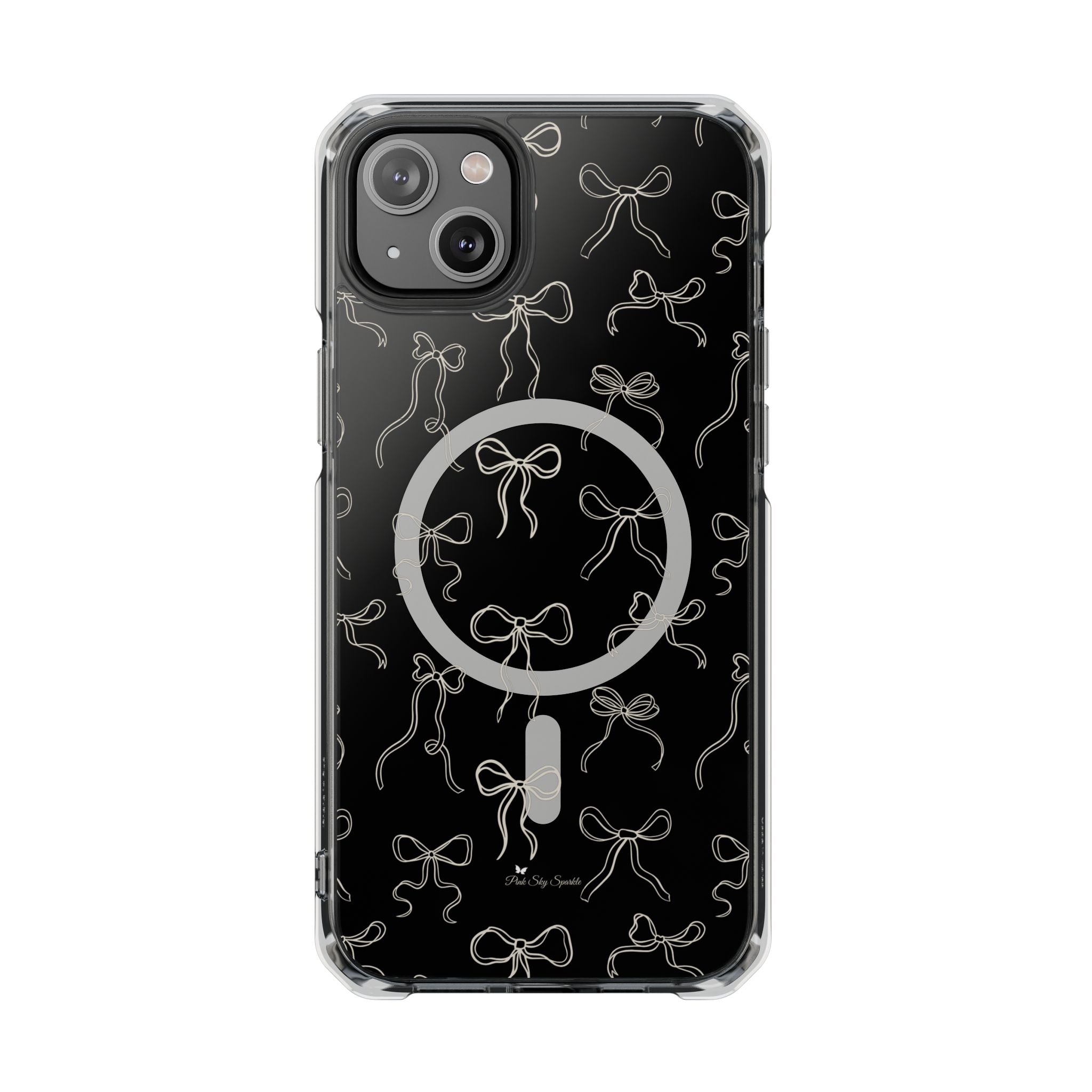 Neutral Bows Magnetic Clear Impact iPhone Case