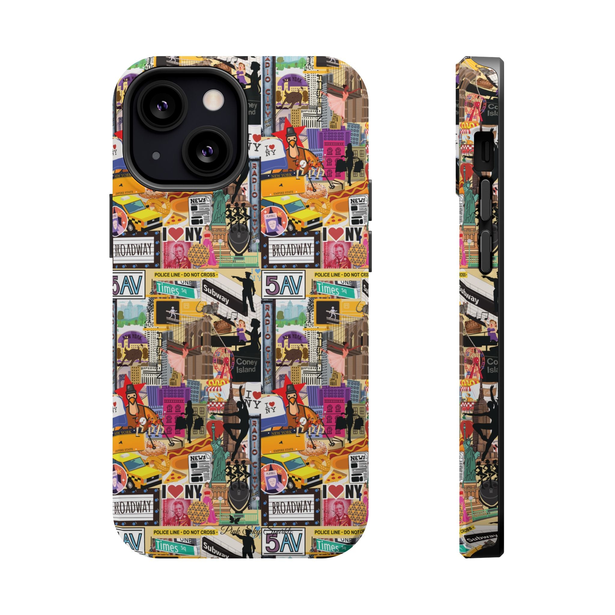 Vibrant New York New York Magnetic iPhone Case