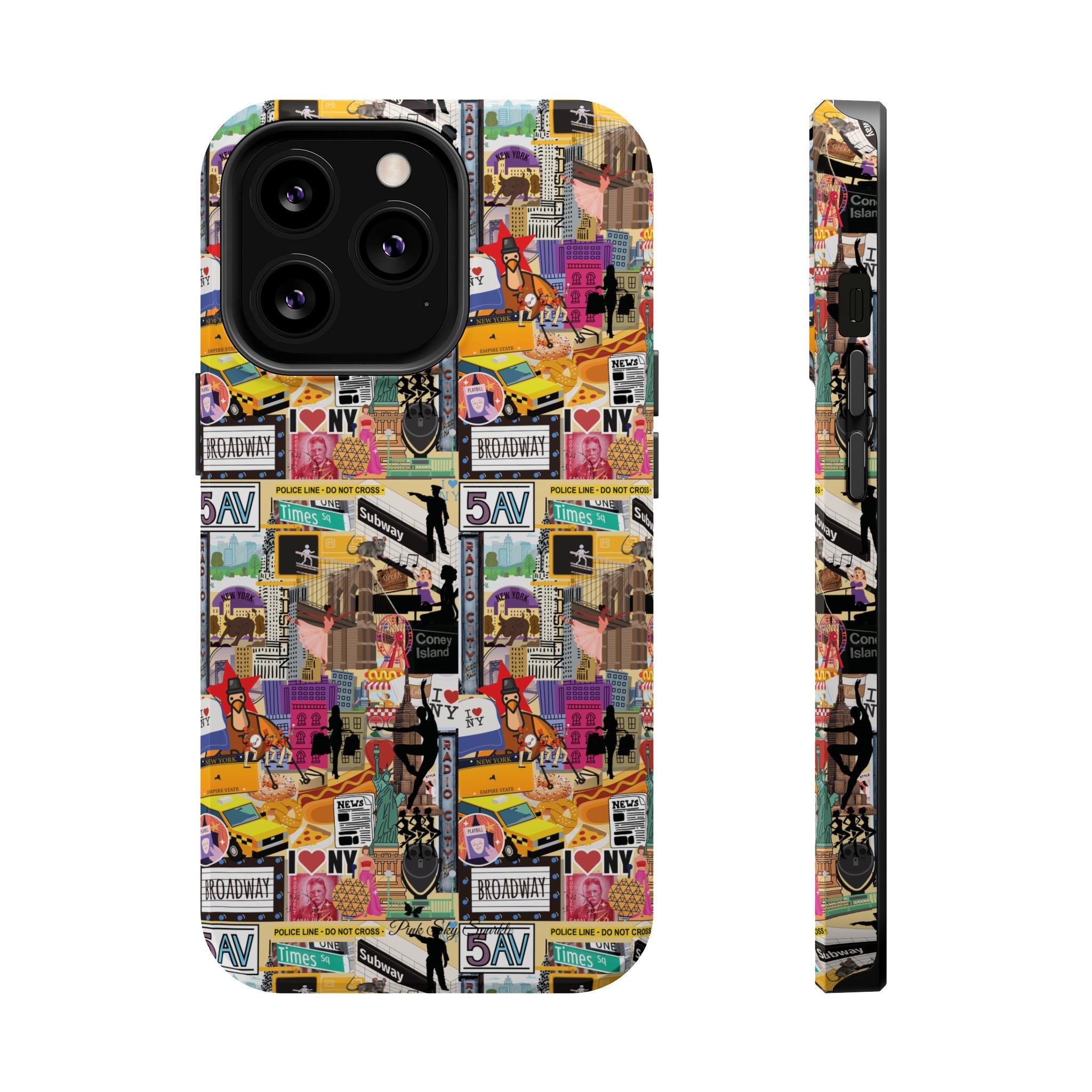 Vibrant New York New York Magnetic iPhone Case