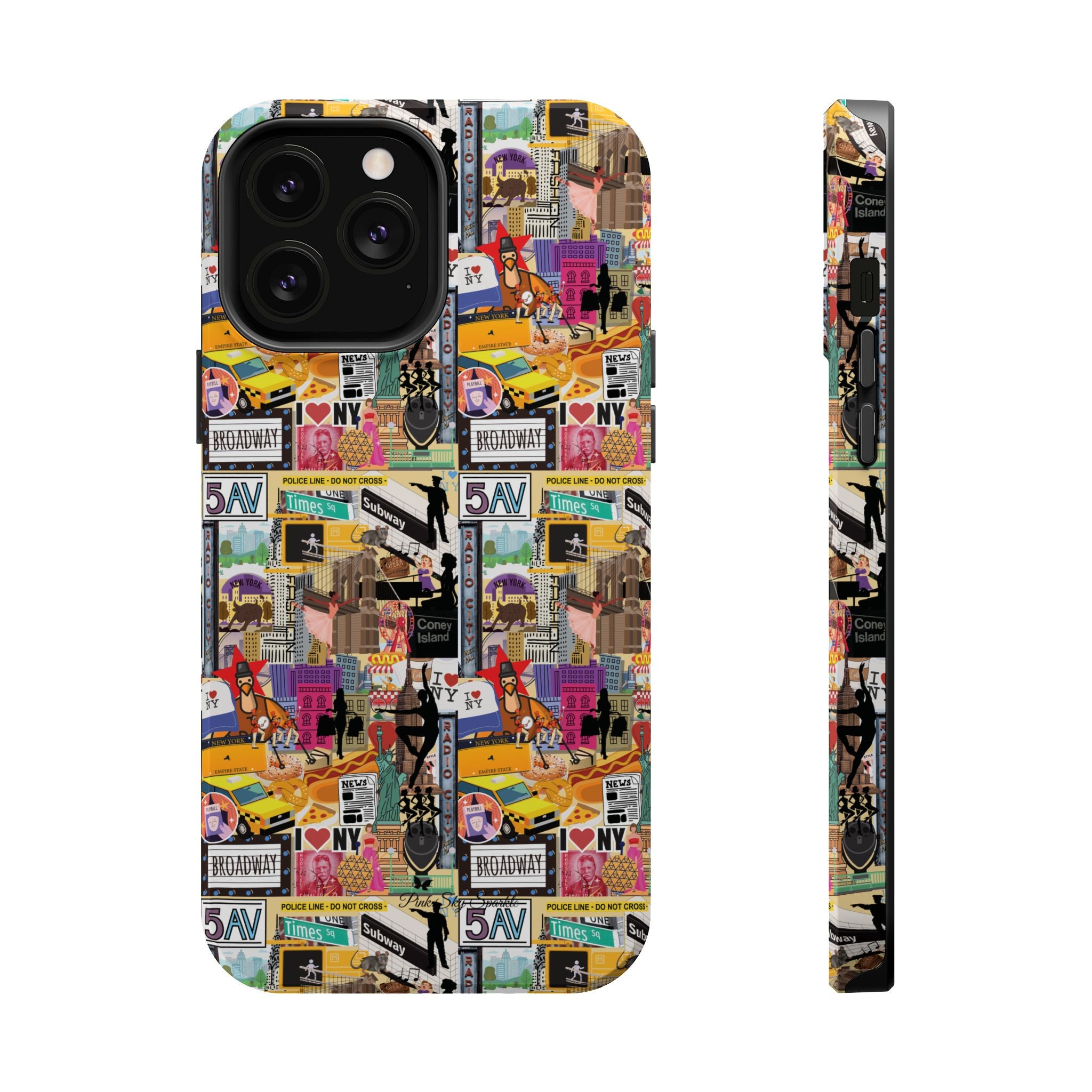 Vibrant New York New York Magnetic iPhone Case