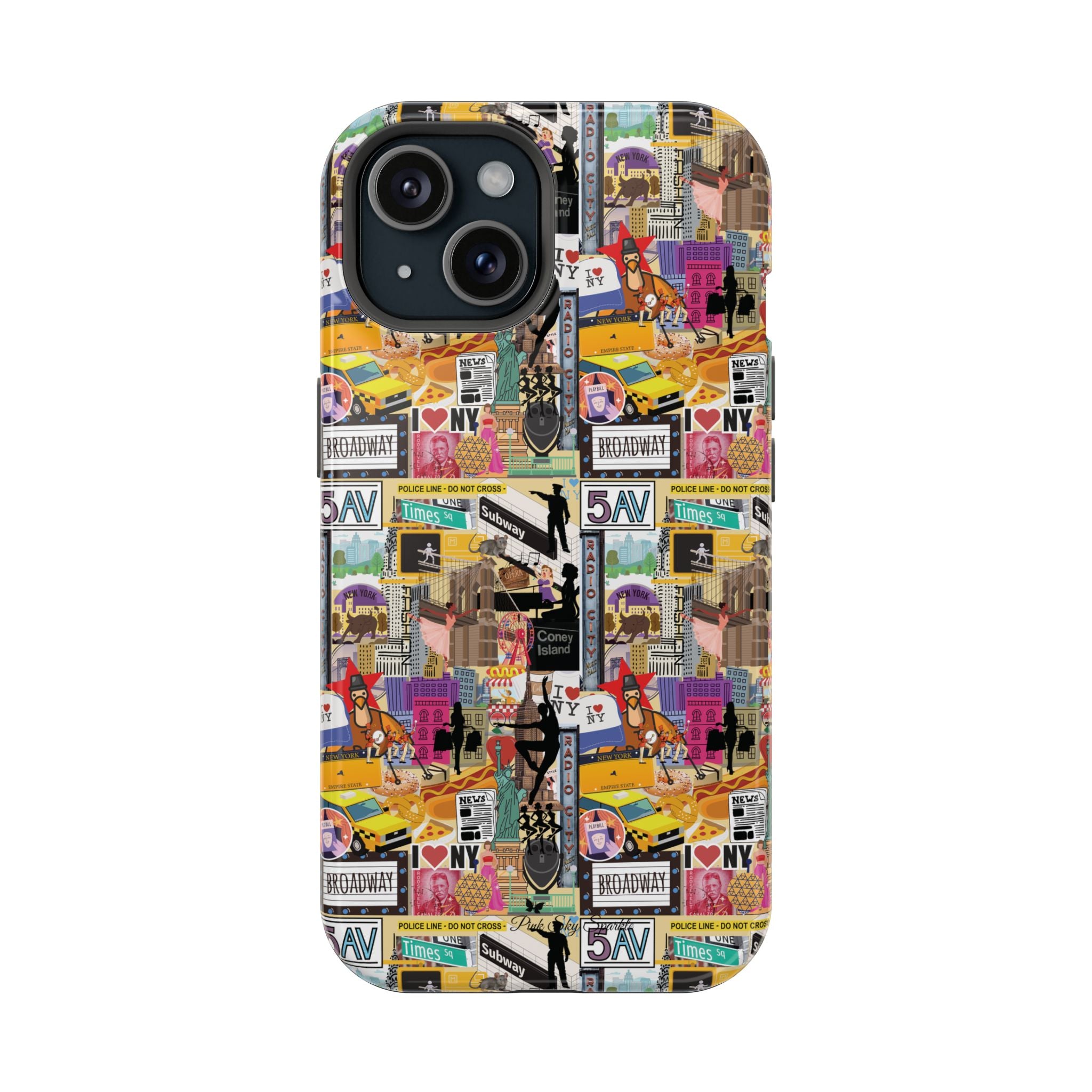 Vibrant New York New York Magnetic iPhone Case