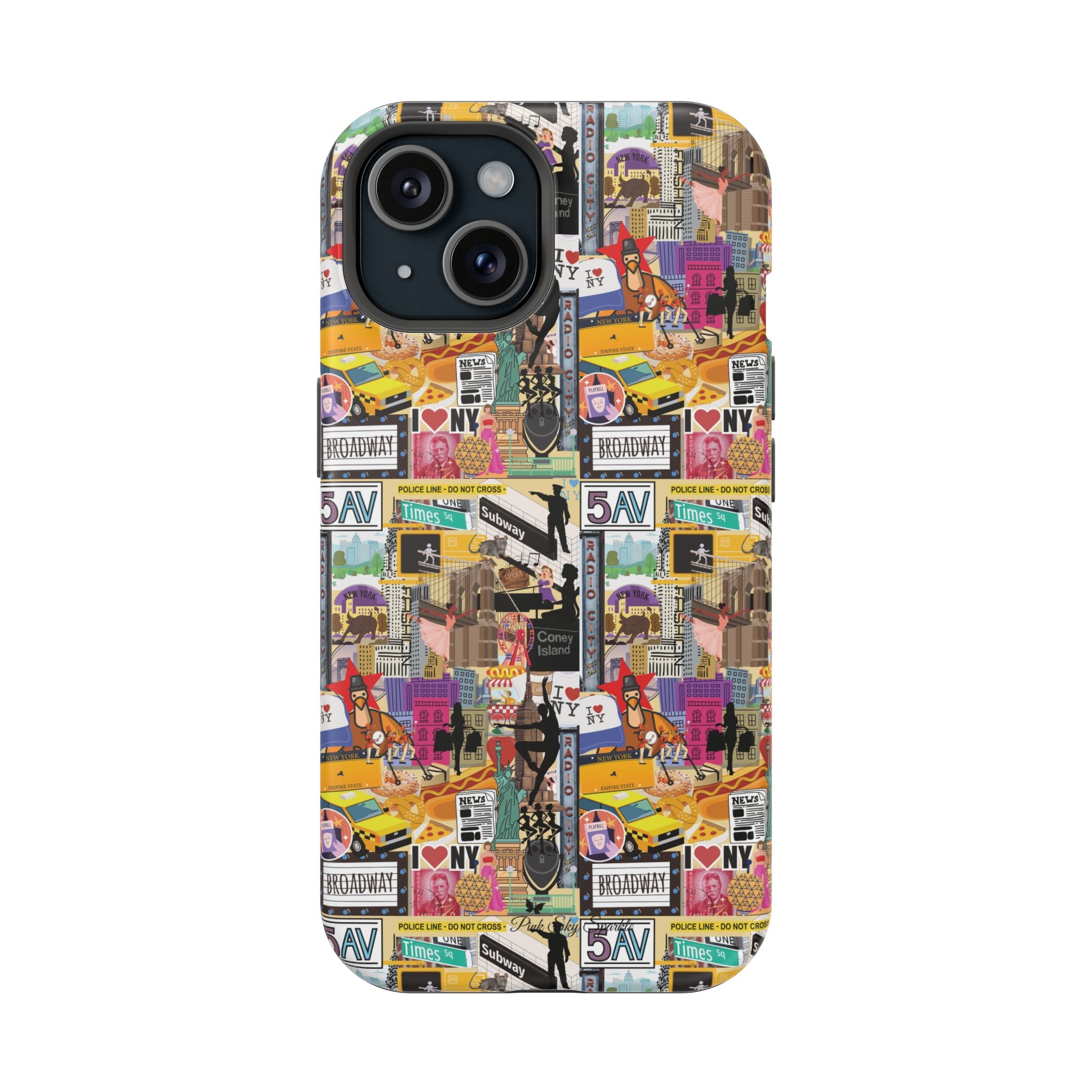 Vibrant New York New York Magnetic iPhone Case